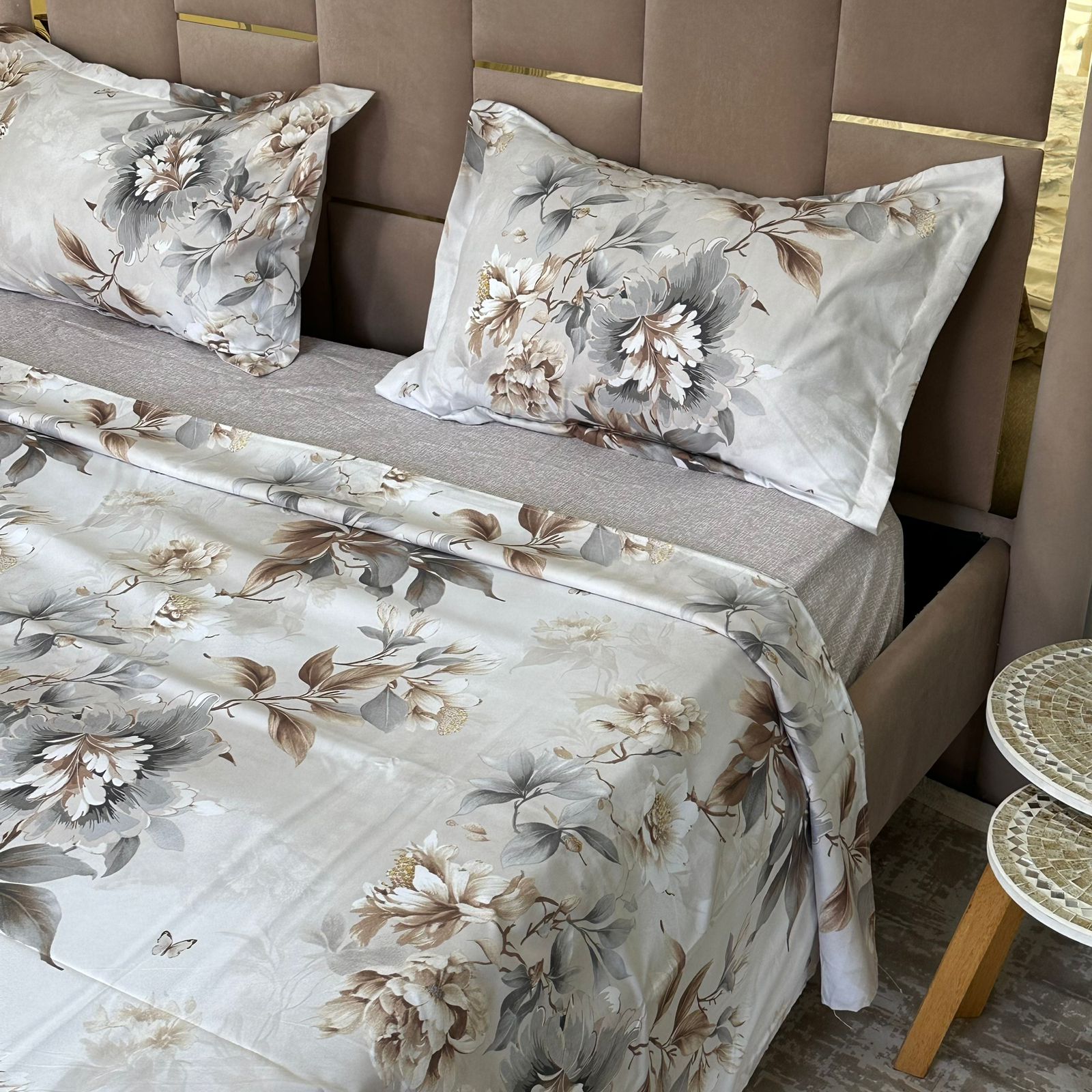 Parure de Lit 4 pièces en coton microfibre de qualité supérieure