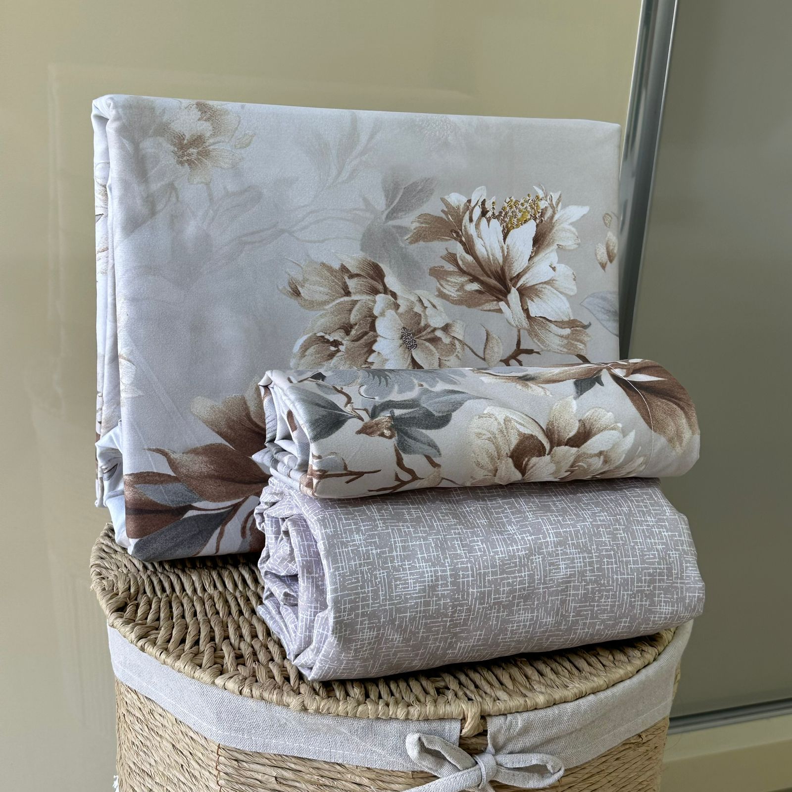 Parure de Lit 4 pièces en coton microfibre de qualité supérieure