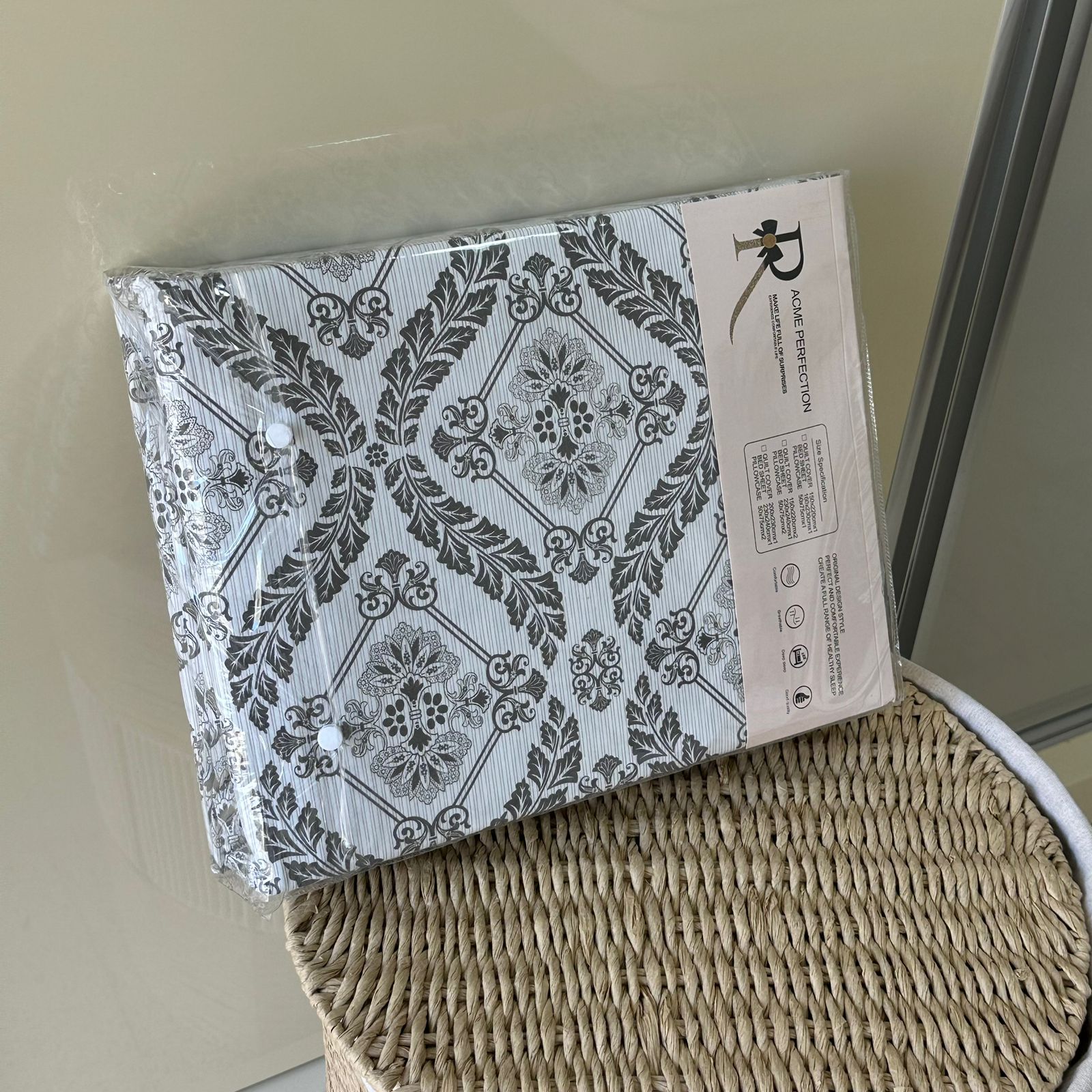 Parure de Lit 4 pièces en coton microfibre de qualité supérieure