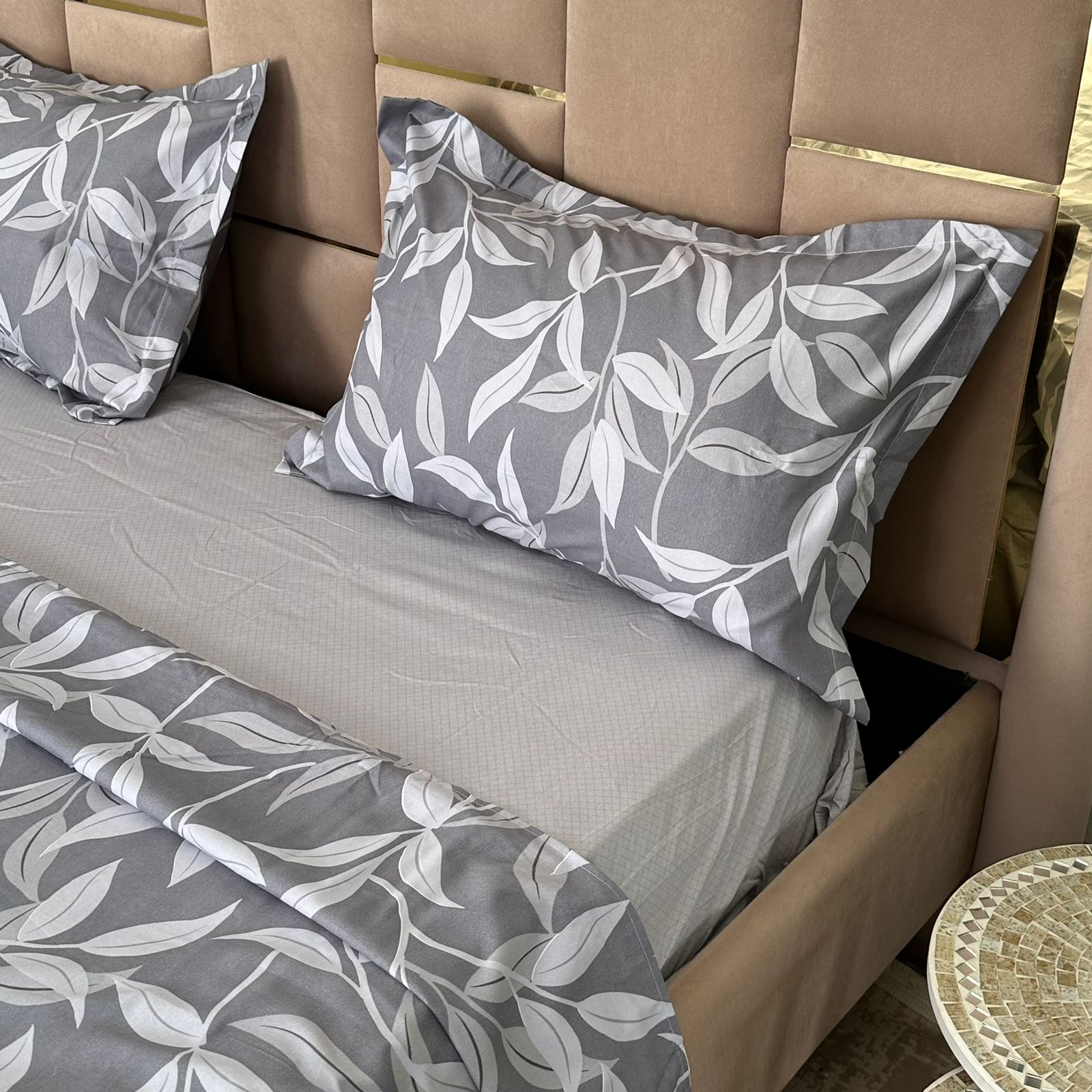 Parure de Lit 4 pièces en coton microfibre de qualité supérieure