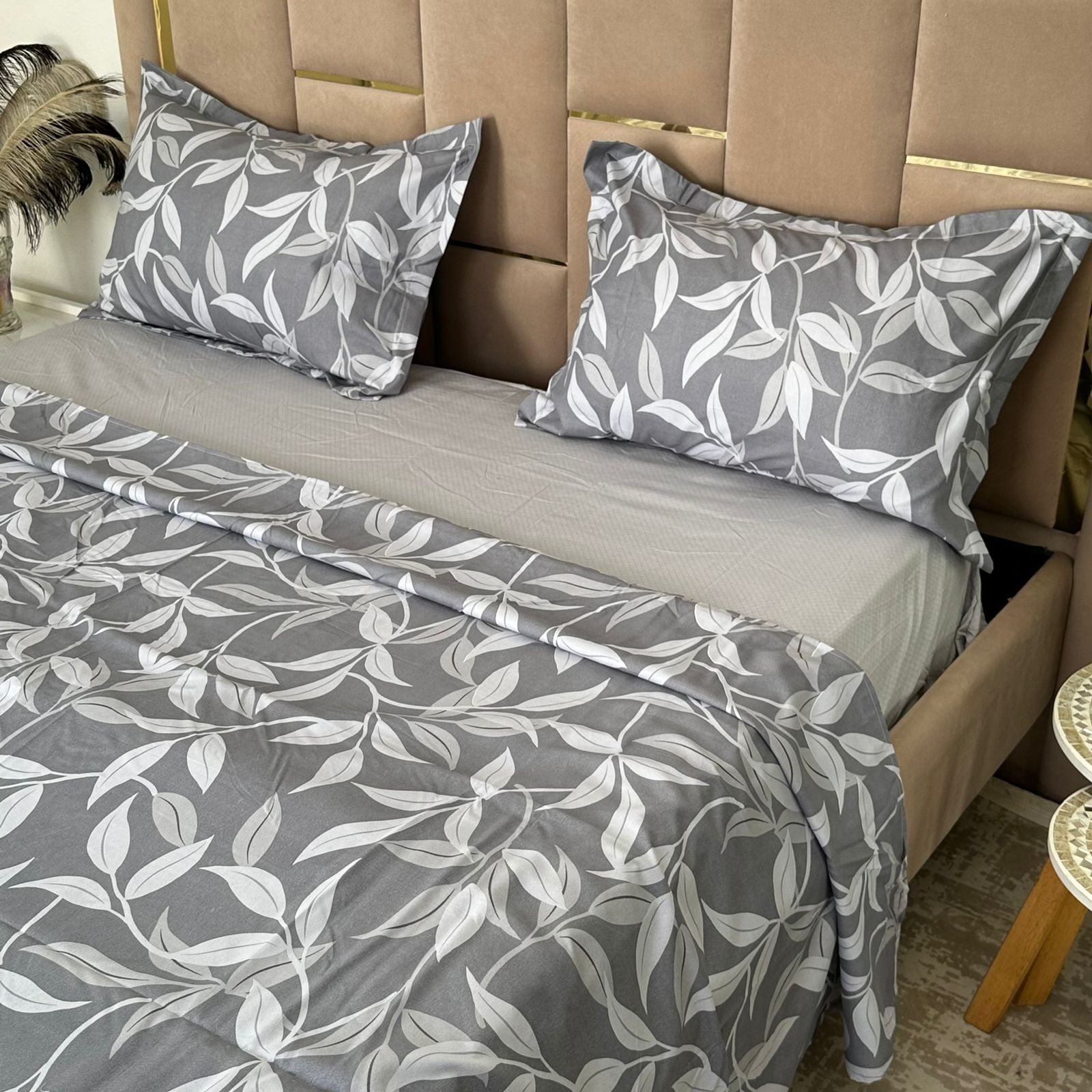 Parure de Lit 4 pièces en coton microfibre de qualité supérieure