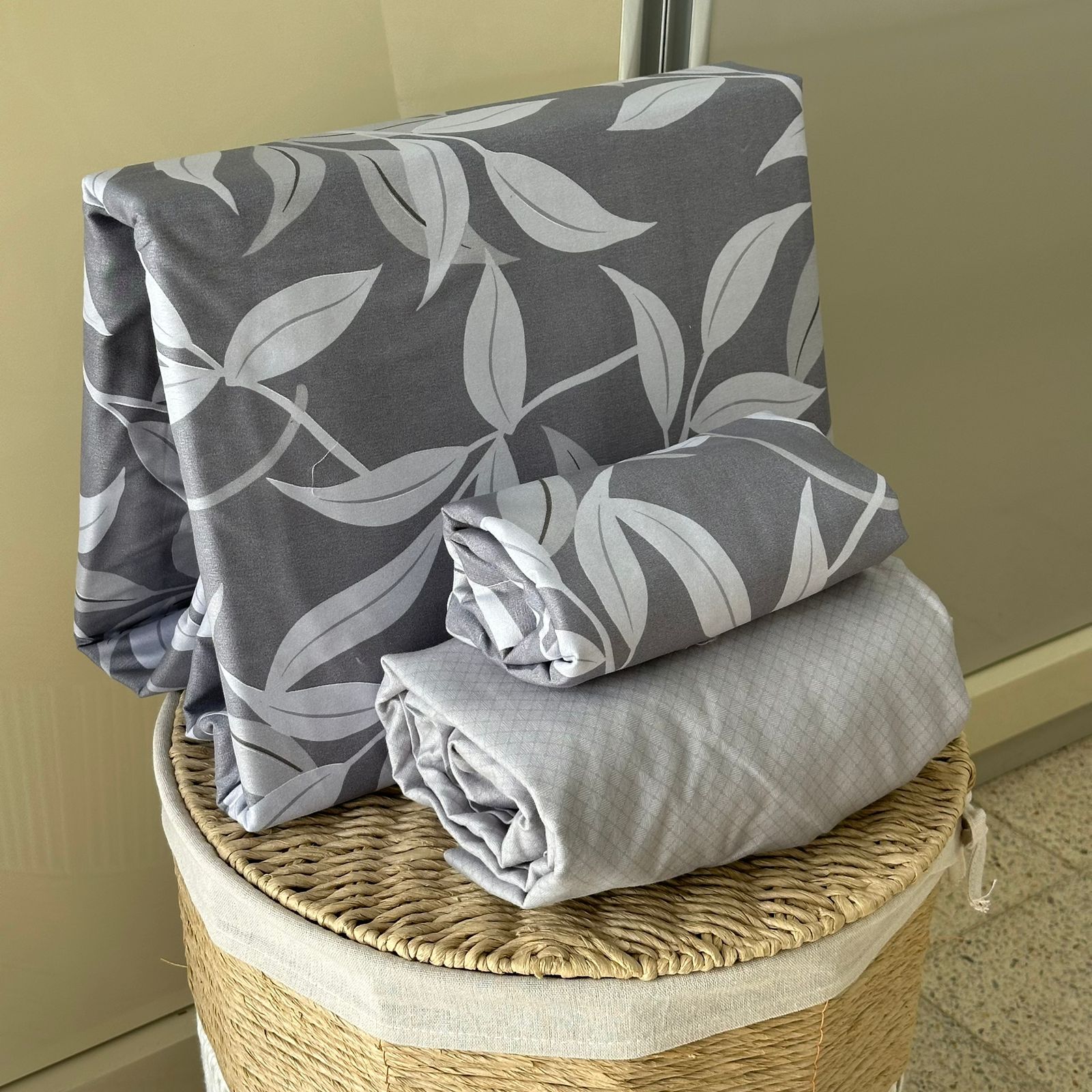 Parure de Lit 4 pièces en coton microfibre de qualité supérieure