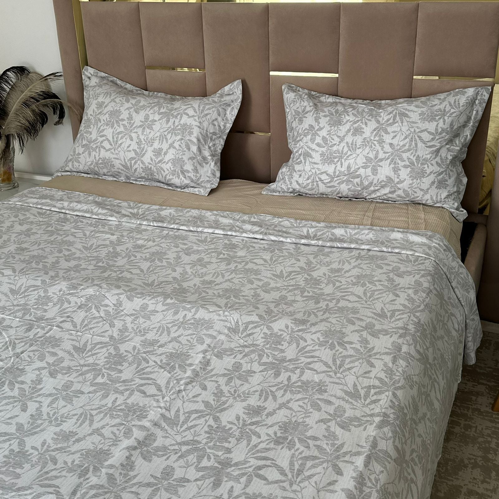 Parure de Lit 4 pièces en coton microfibre de qualité supérieure