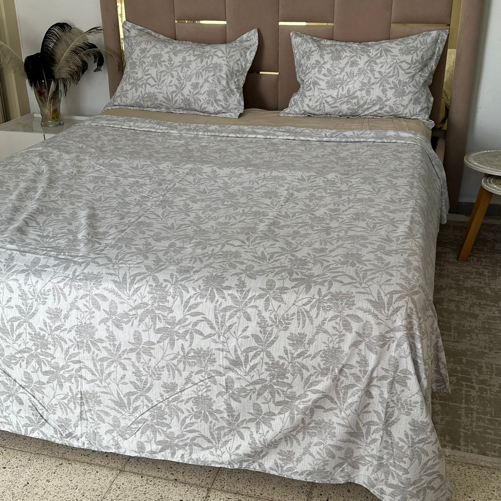 Parure de Lit 4 pièces en coton microfibre de qualité supérieure