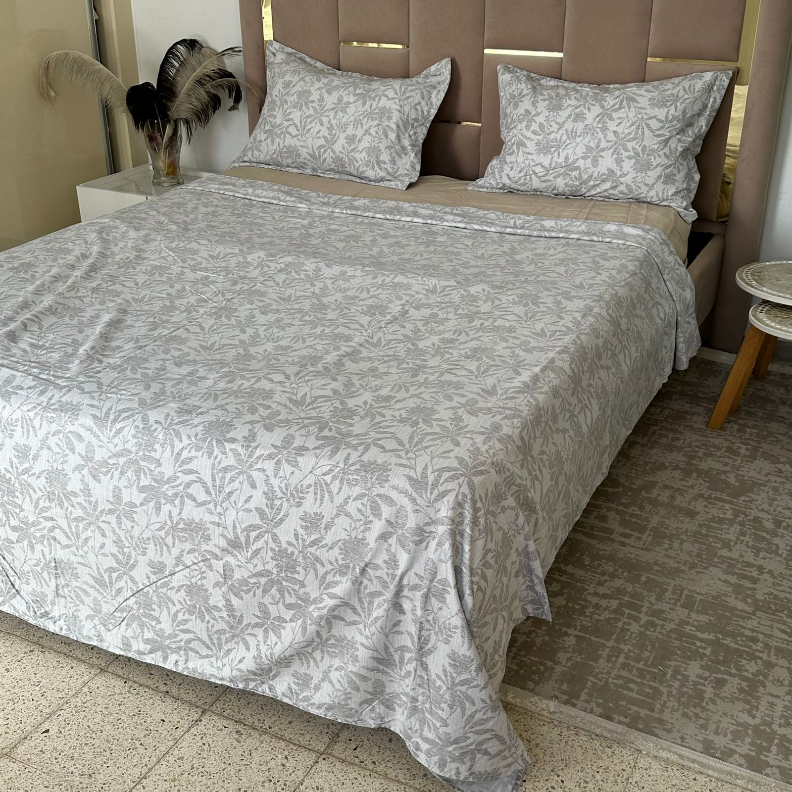 Parure de Lit 4 pièces en coton microfibre de qualité supérieure