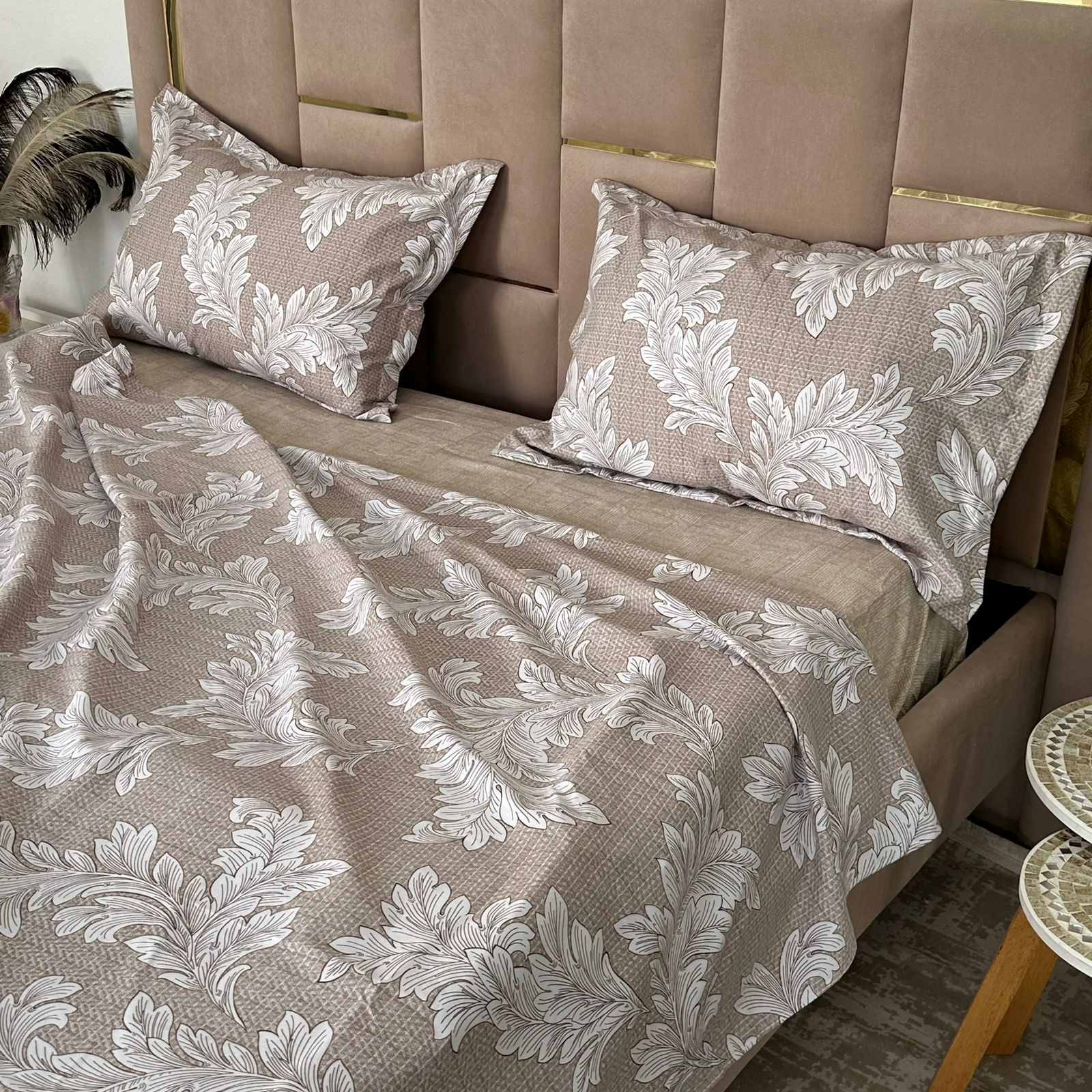 Parure de Lit 4 pièces en coton microfibre de qualité supérieure