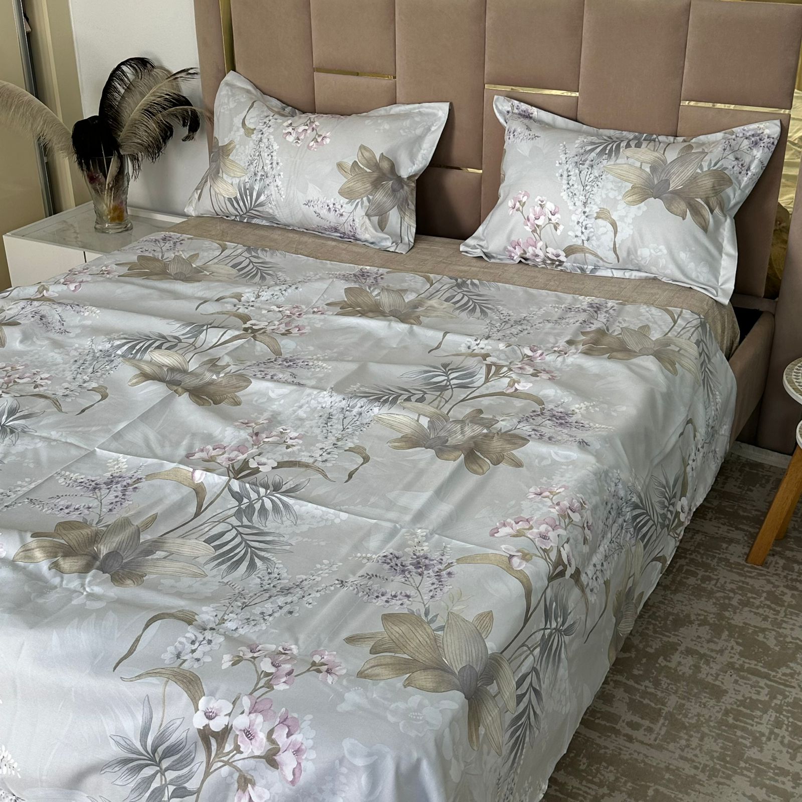 Parure de Lit 4 pièces en coton microfibre de qualité supérieure
