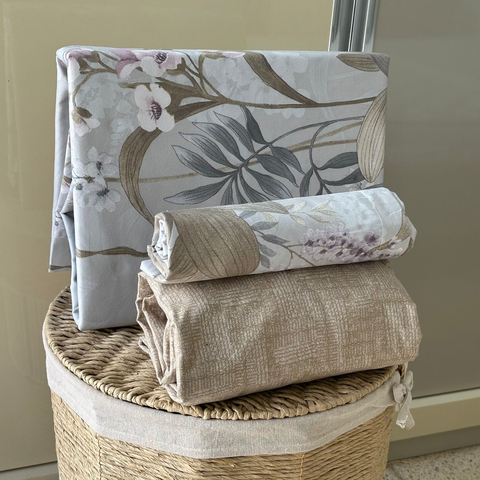 Parure de Lit 4 pièces en coton microfibre de qualité supérieure