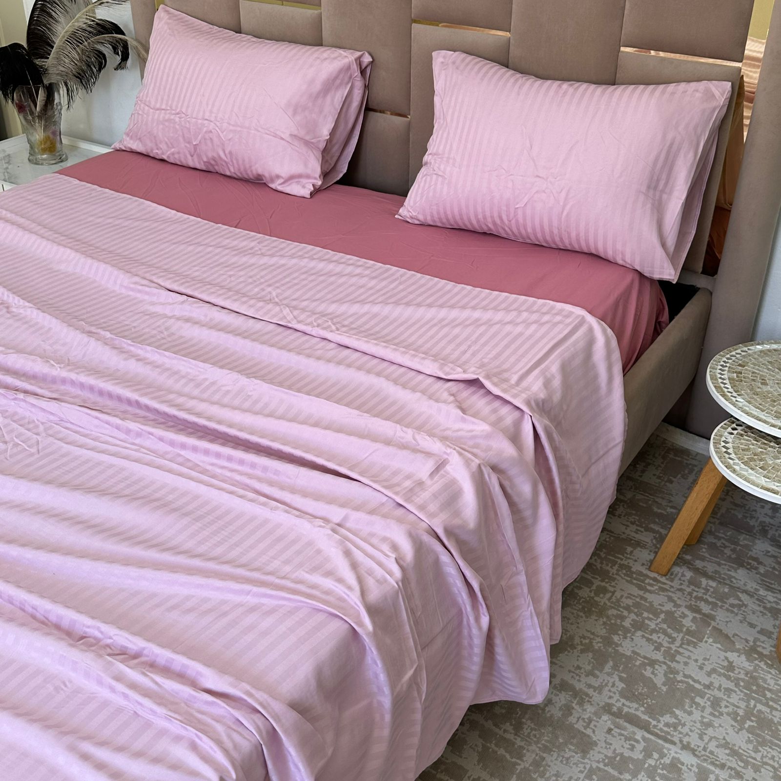 Parure de Lit 4 pièces en coton microfibre de qualité supérieure