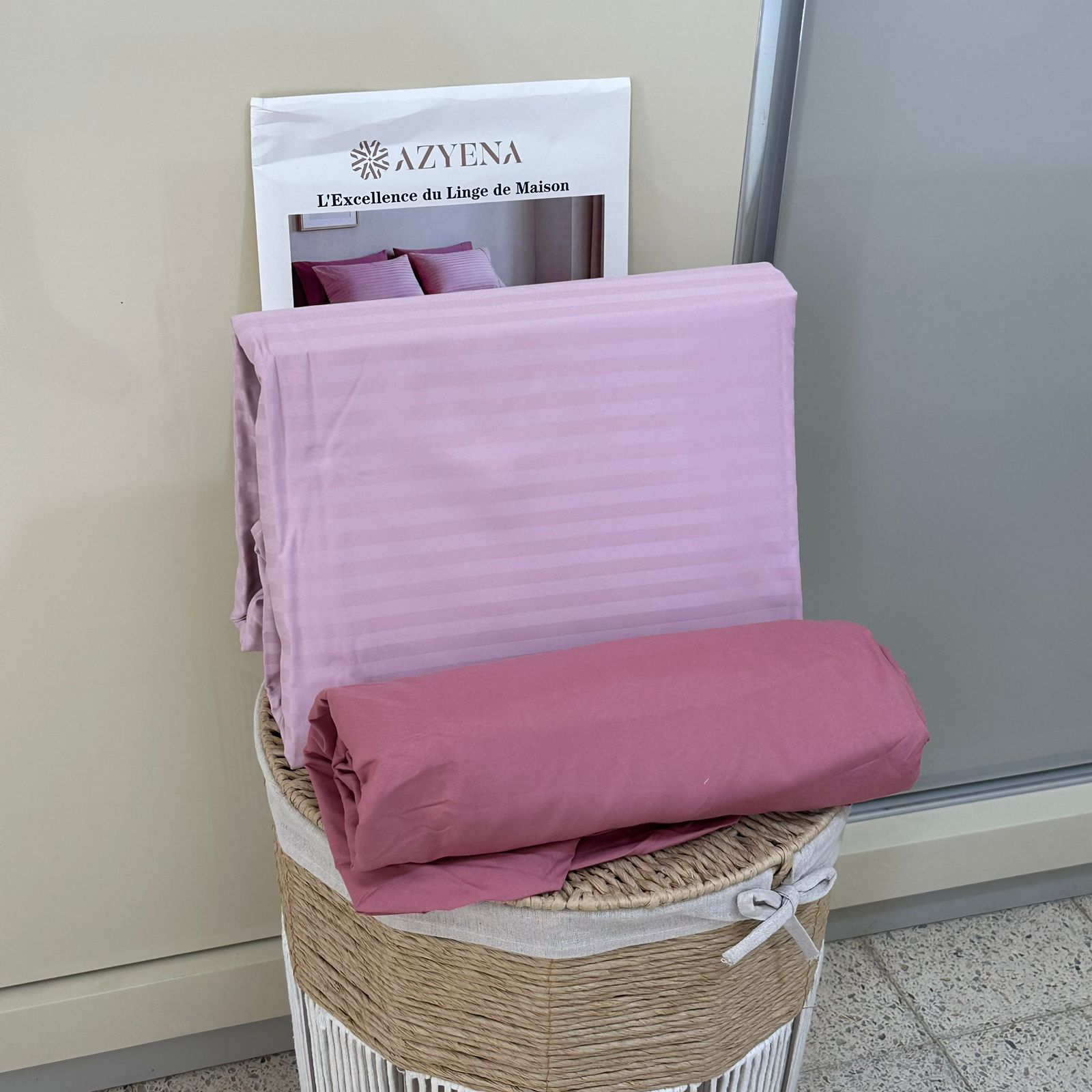 Parure de Lit 4 pièces en coton microfibre de qualité supérieure