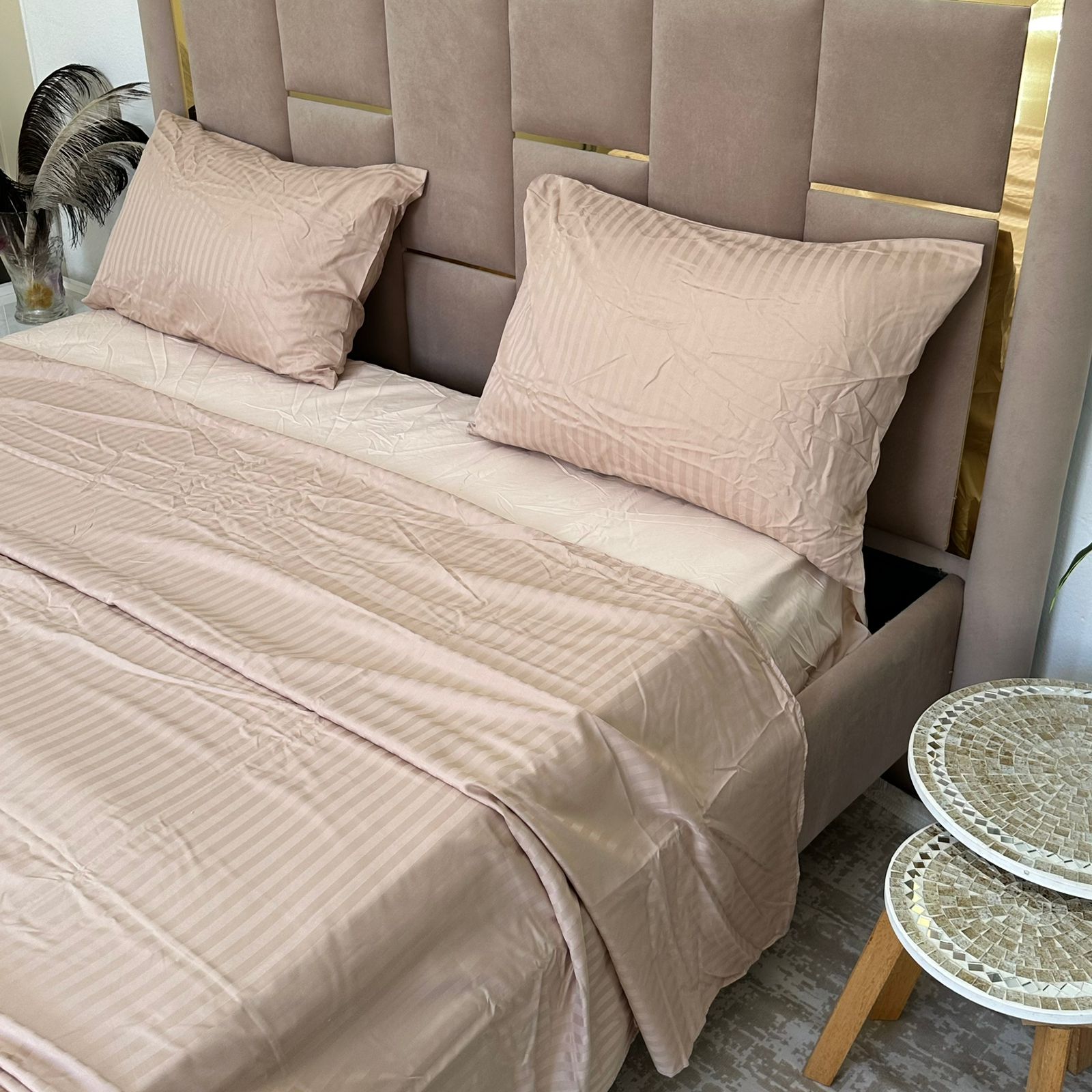 Parure de Lit 4 pièces en coton microfibre de qualité supérieure