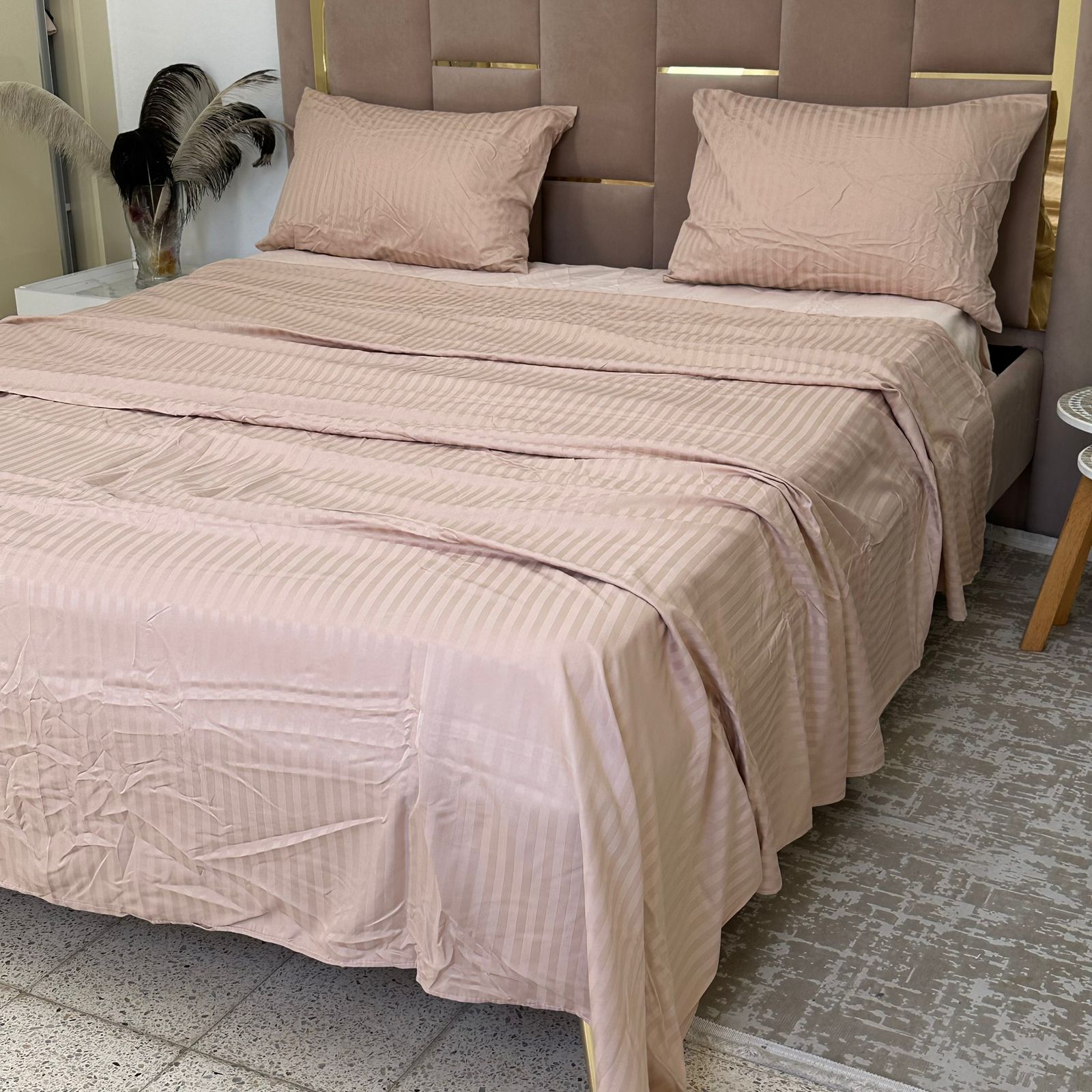 Parure de Lit 4 pièces en coton microfibre de qualité supérieure