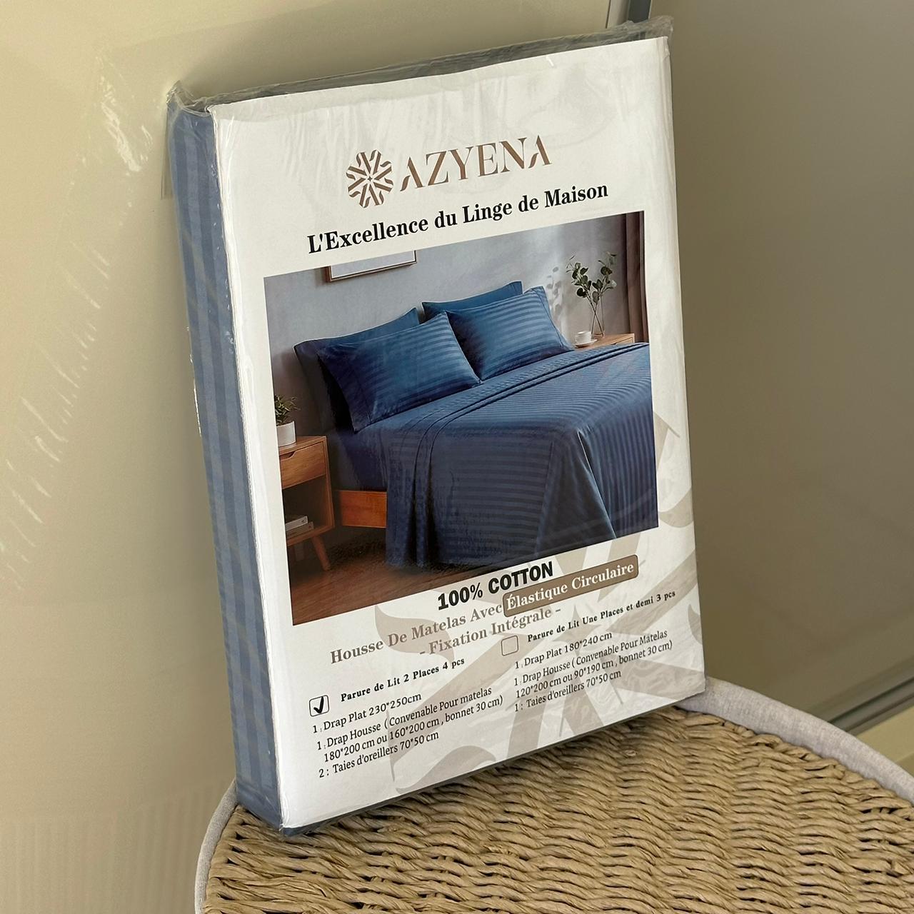 Parure de Lit 4 pièces en coton microfibre de qualité supérieure