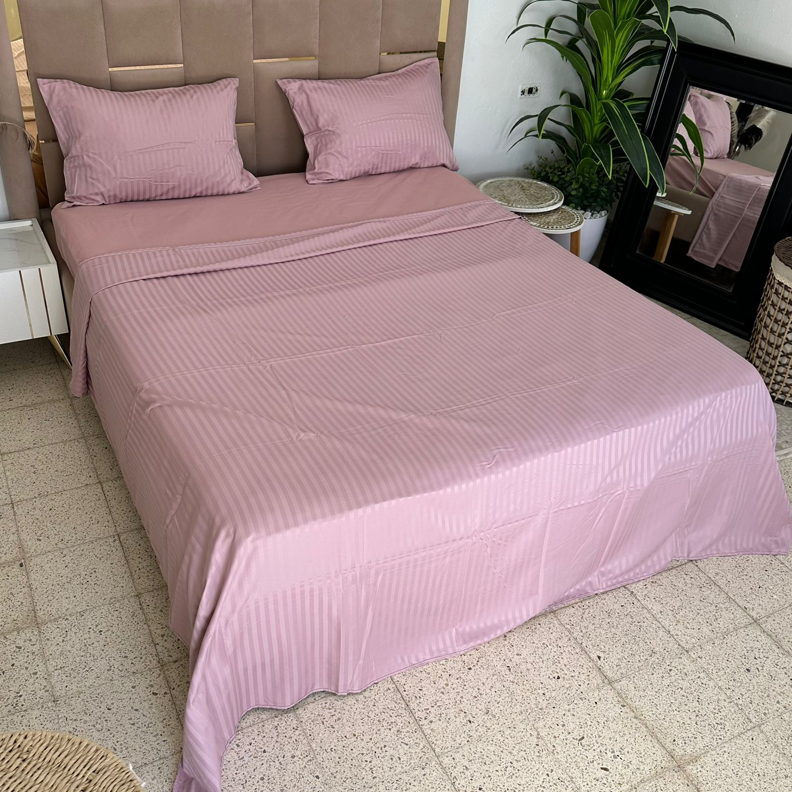 Parure de Lit 4 pièces en coton microfibre de qualité supérieure