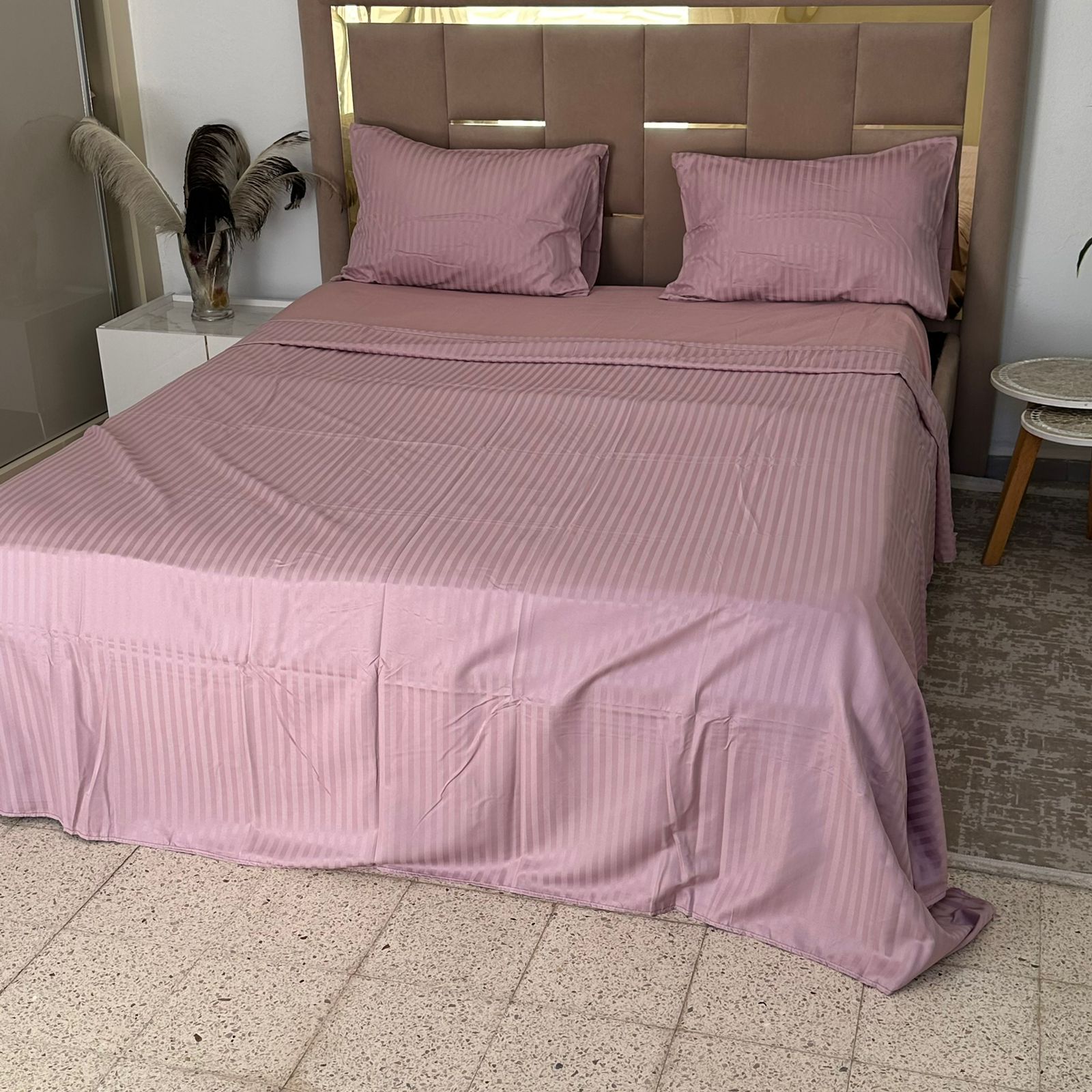 Parure de Lit 4 pièces en coton microfibre de qualité supérieure
