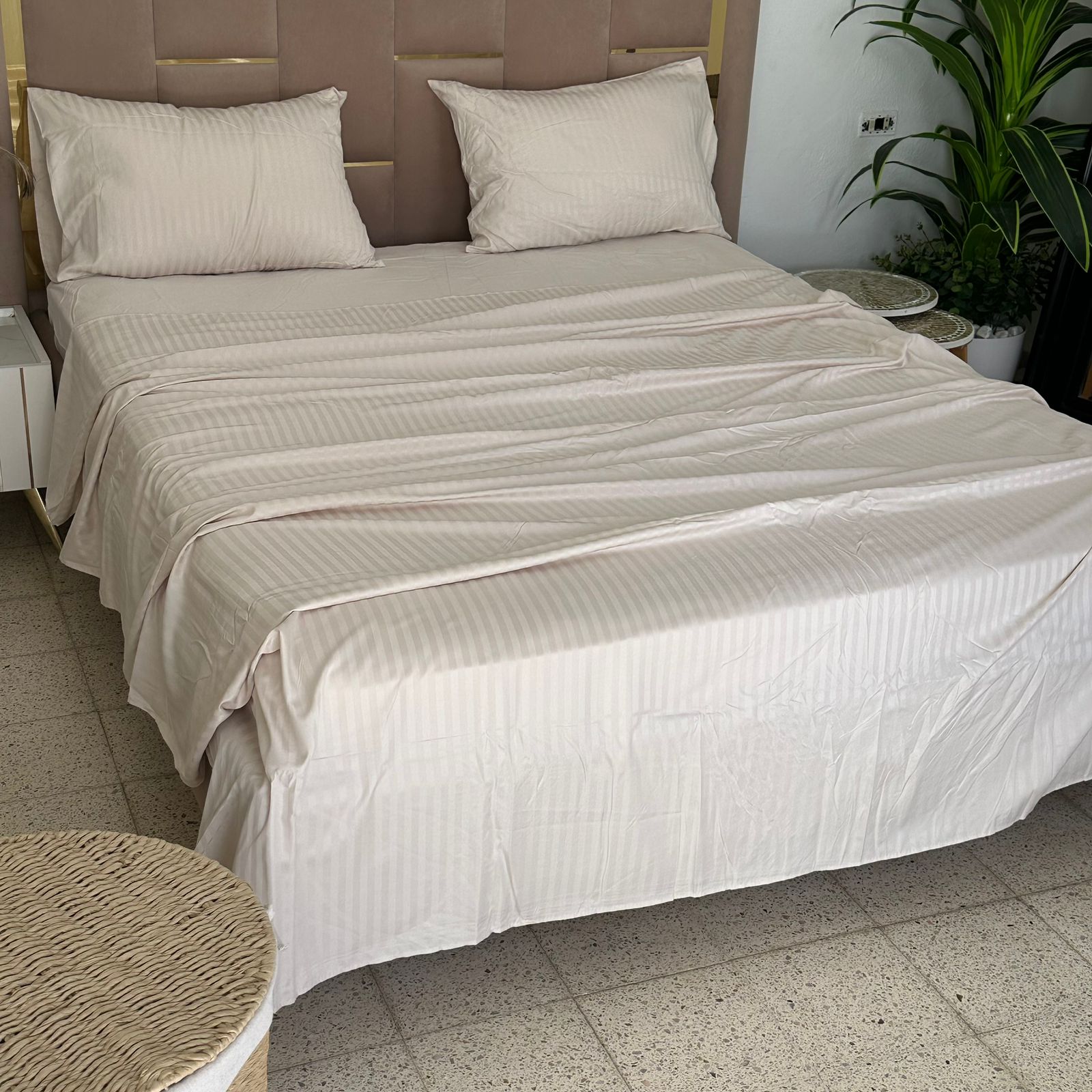 Parure de Lit 4 pièces en coton microfibre de qualité supérieure