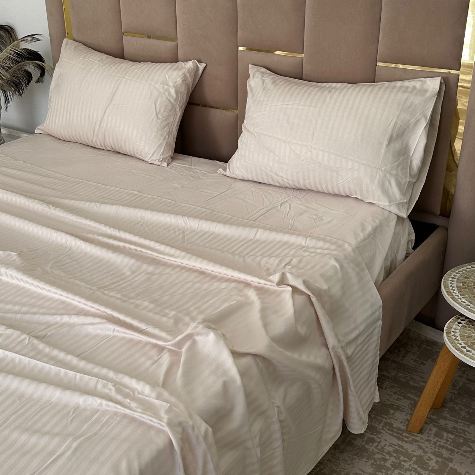 Parure de Lit 4 pièces en coton microfibre de qualité supérieure