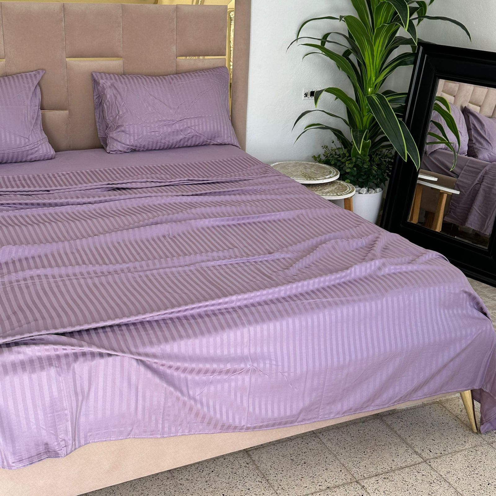 Parure de Lit 4 pièces en coton microfibre de qualité supérieure
