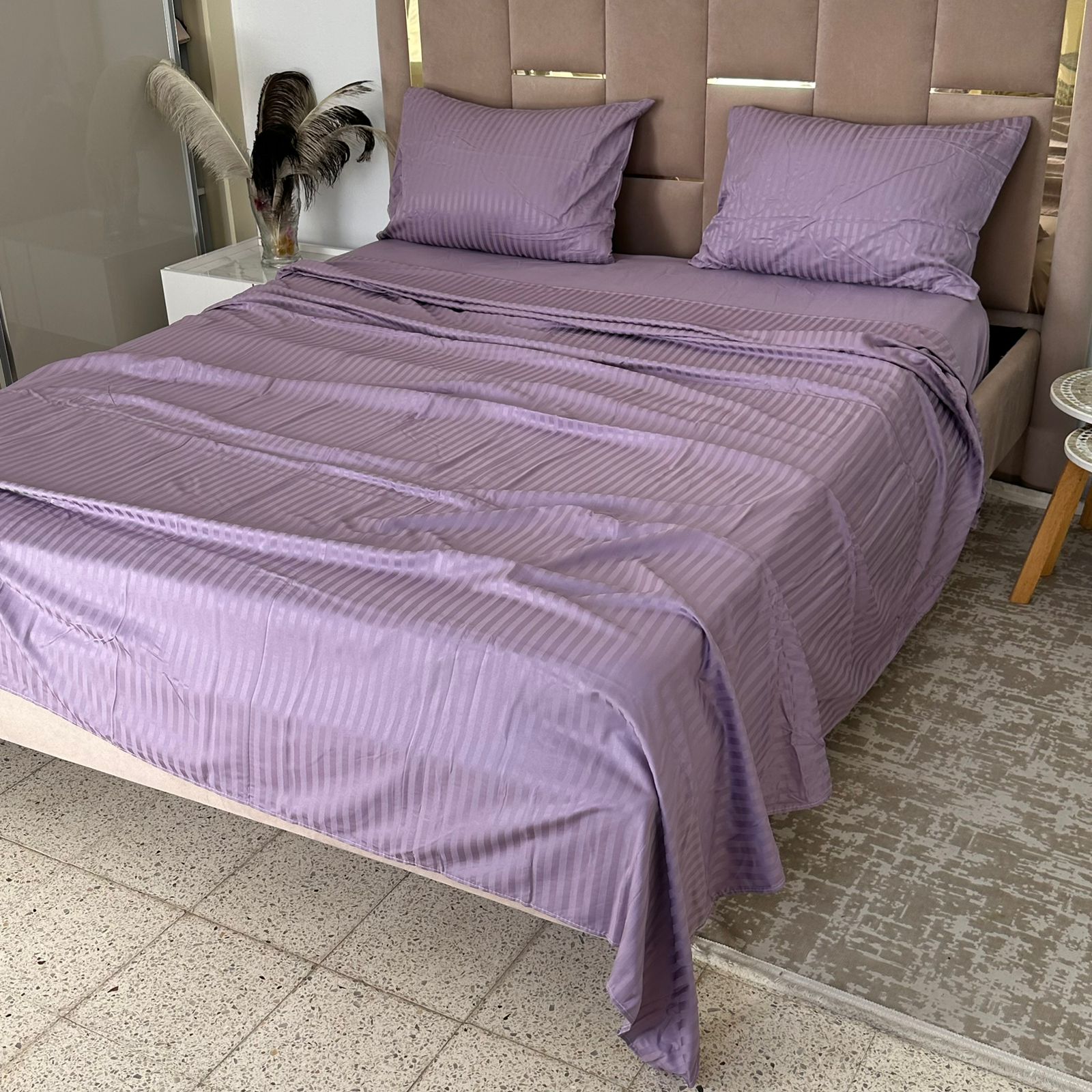 Parure de Lit 4 pièces en coton microfibre de qualité supérieure