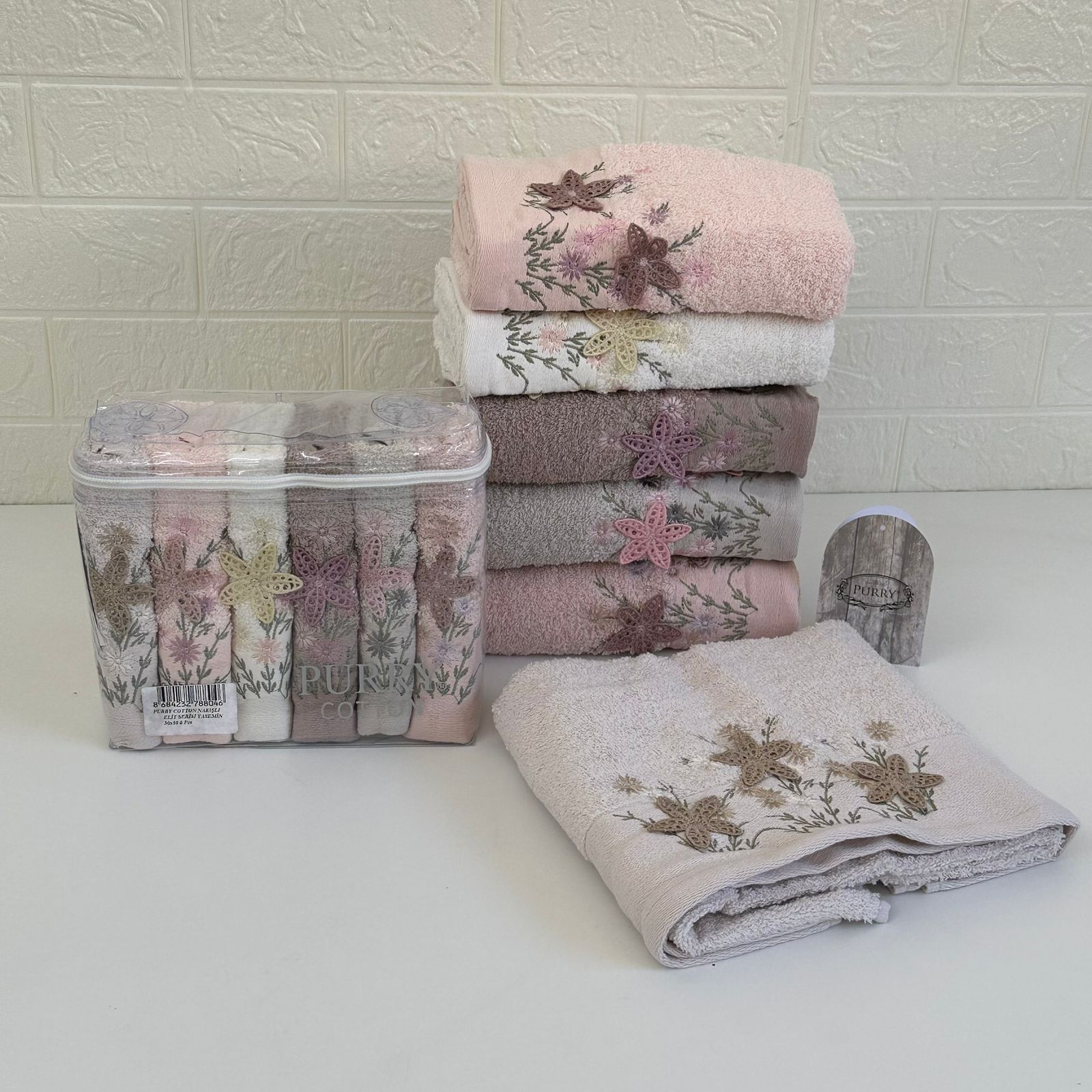 Offre Spéciale 12 Serviettes de Bain Coton 90*50 cm / 50*30 cm