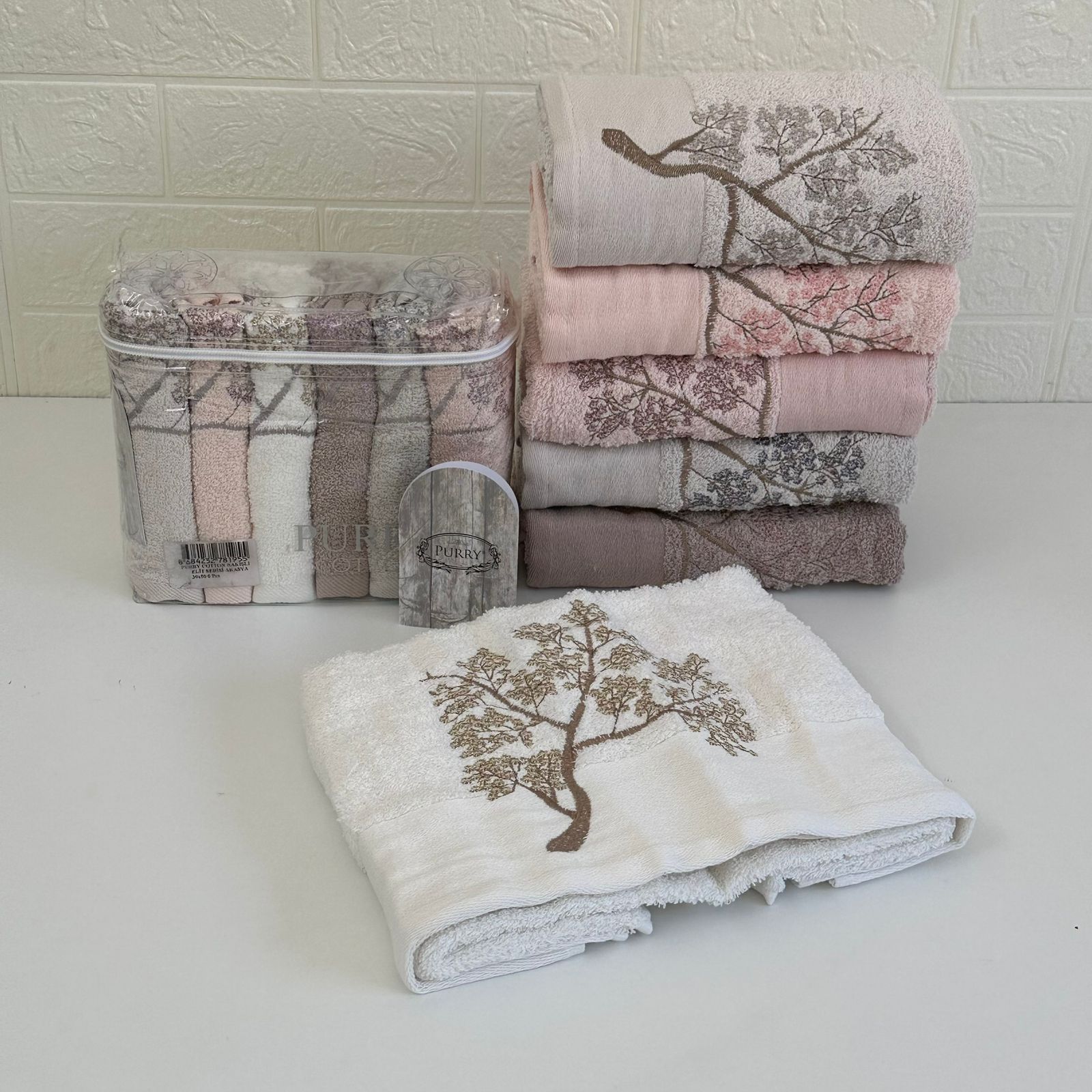 Offre Spéciale 12 Serviettes de Bain Coton 90*50 cm / 50*30 cm
