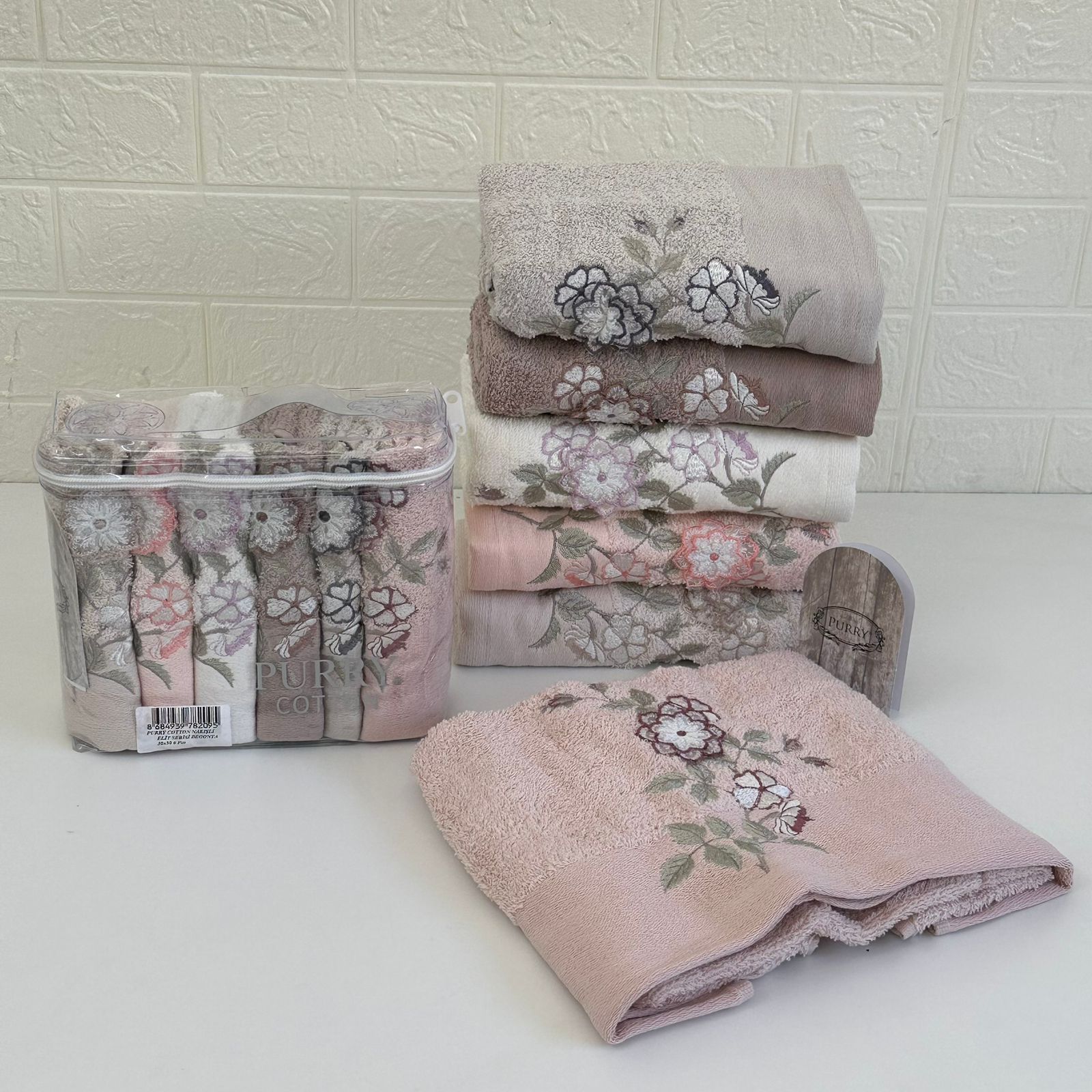 Offre Spéciale 12 Serviettes de Bain Coton 90*50 cm / 50*30 cm