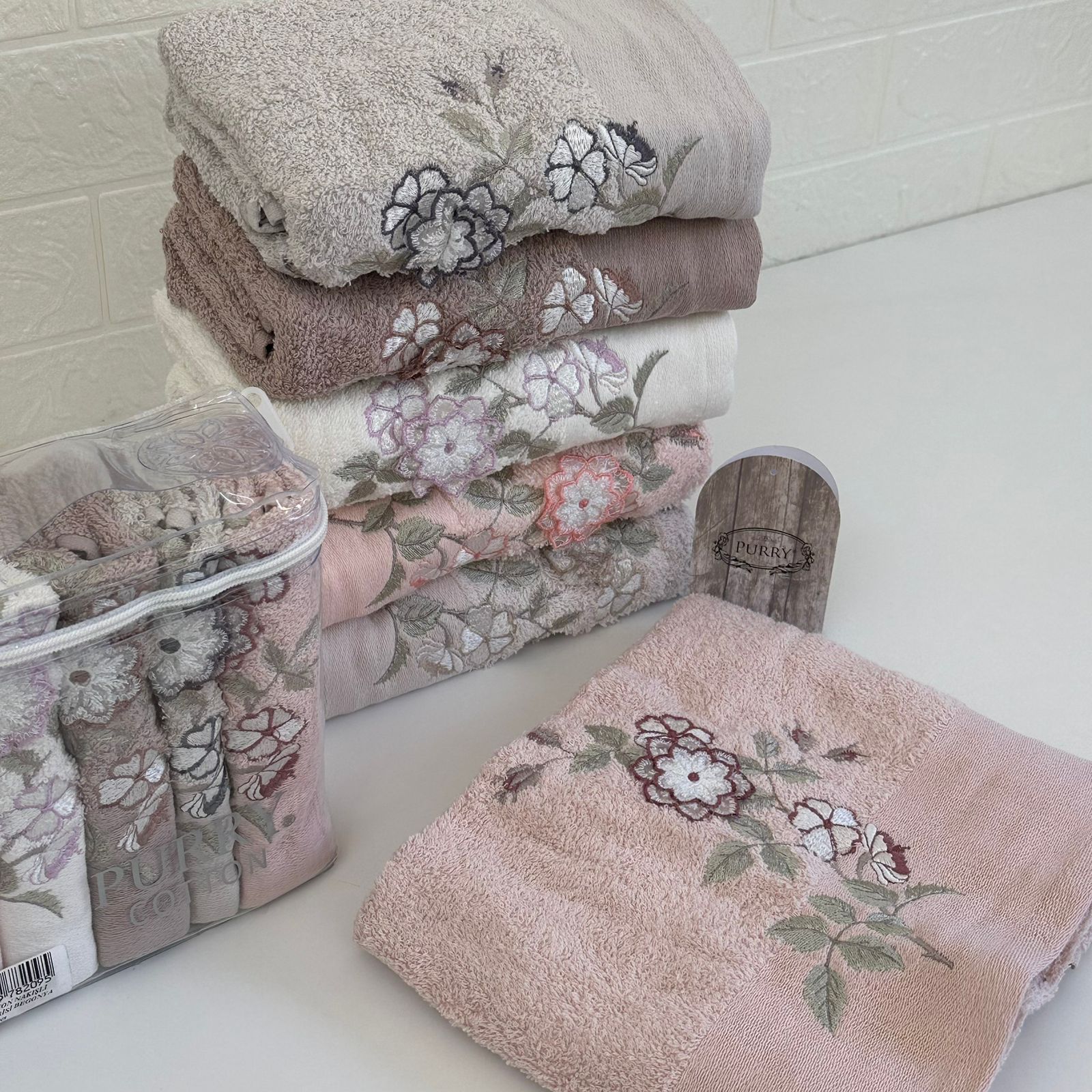Offre Spéciale 12 Serviettes de Bain Coton 90*50 cm / 50*30 cm