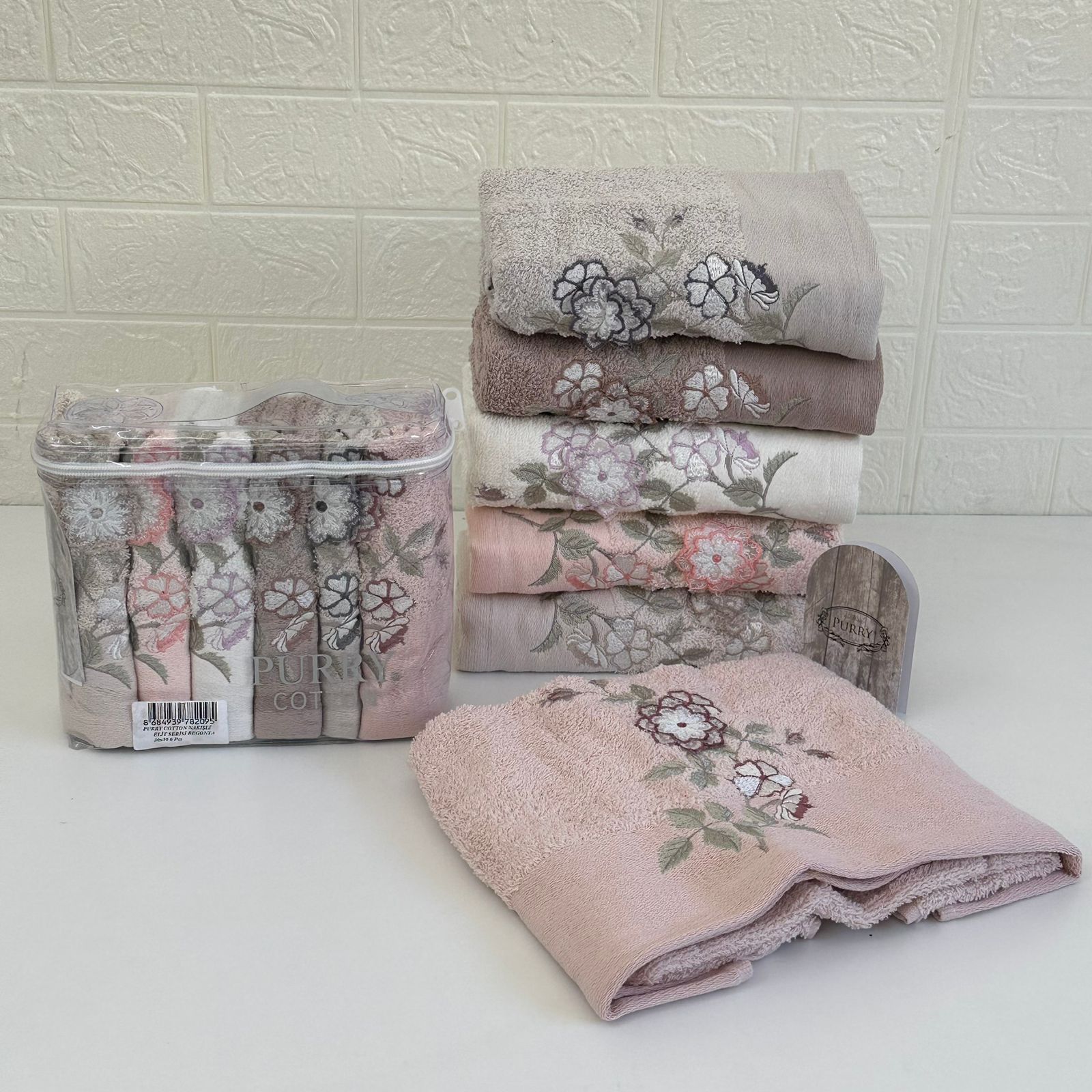 Offre Spéciale 12 Serviettes de Bain Coton 90*50 cm / 50*30 cm