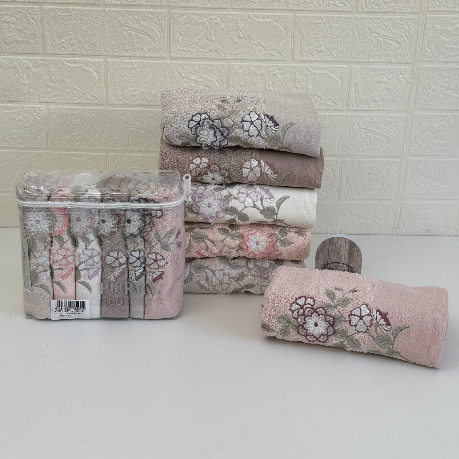Offre Spéciale 12 Serviettes de Bain Coton 90*50 cm / 50*30 cm