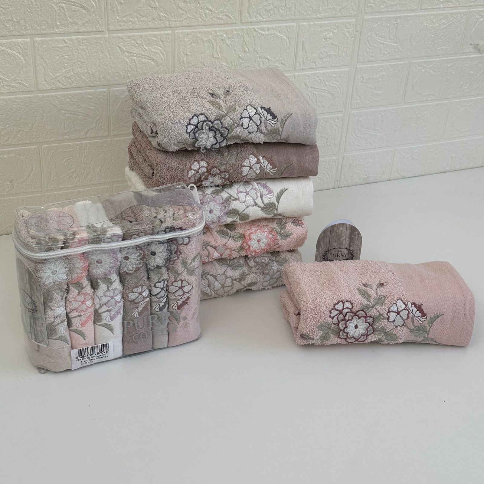 Offre Spéciale 12 Serviettes de Bain Coton 90*50 cm / 50*30 cm