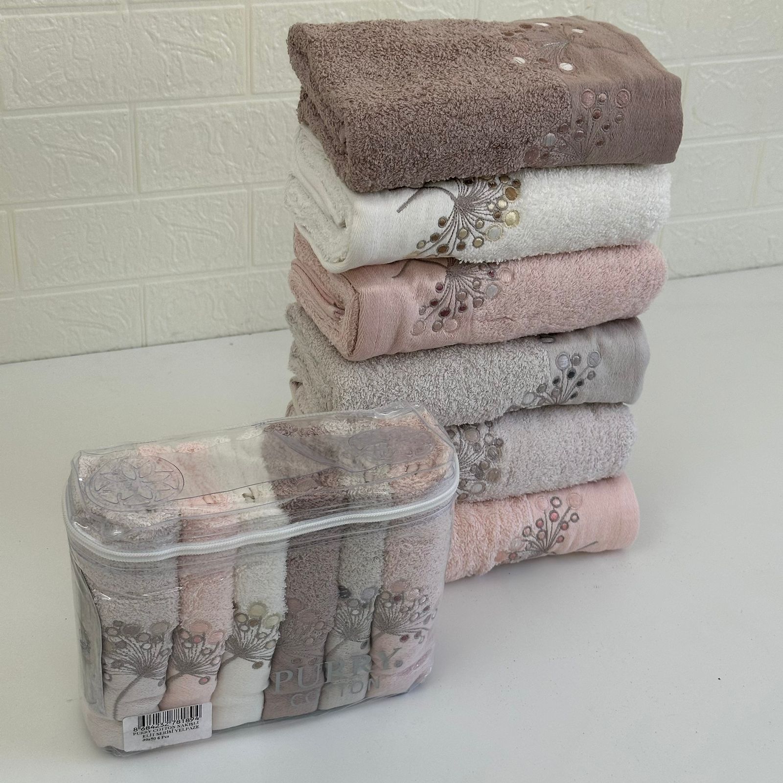 Offre Spéciale 12 Serviettes de Bain Coton 90*50 cm / 50*30 cm