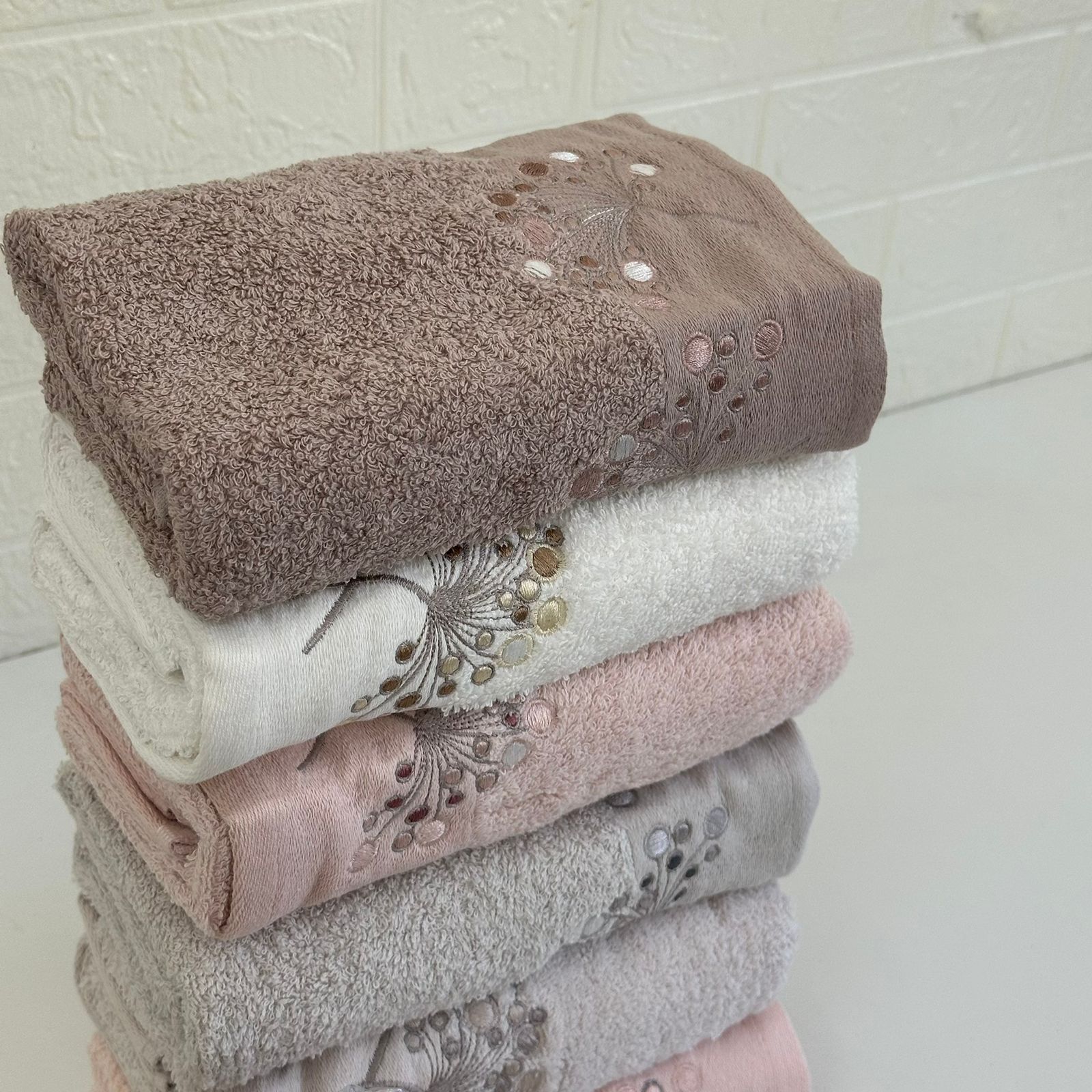 Offre Spéciale 12 Serviettes de Bain Coton 90*50 cm / 50*30 cm