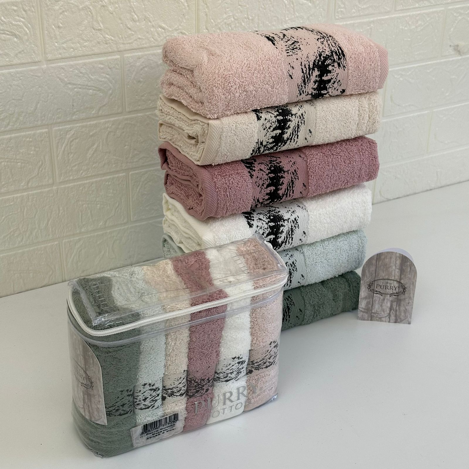 Offre Spéciale 12 Serviettes de Bain Coton 90*50 cm / 50*30 cm