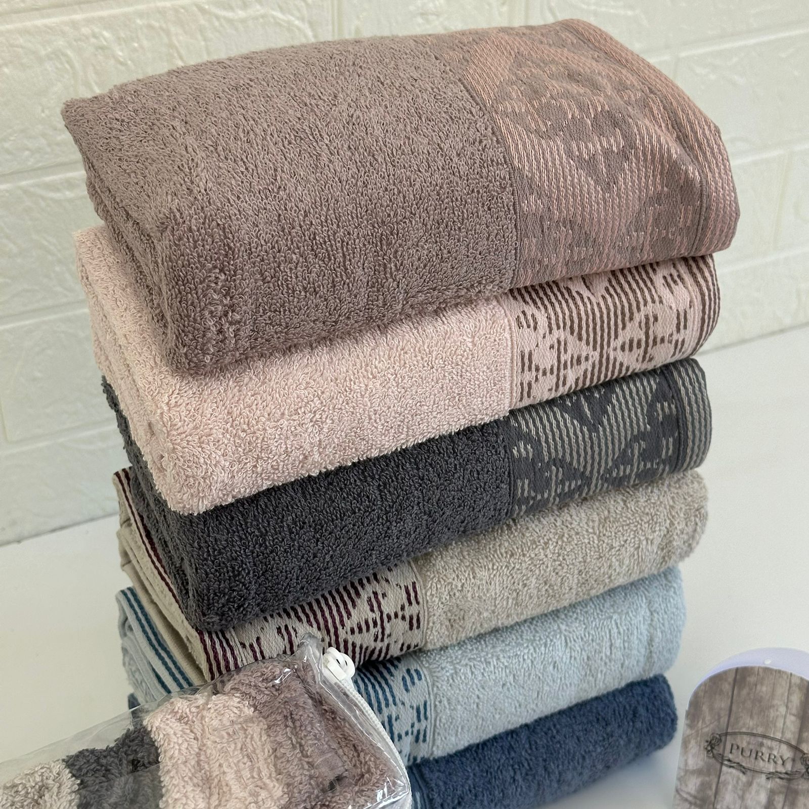 Offre Spéciale 12 Serviettes de Bain Coton 90*50 cm / 50*30 cm