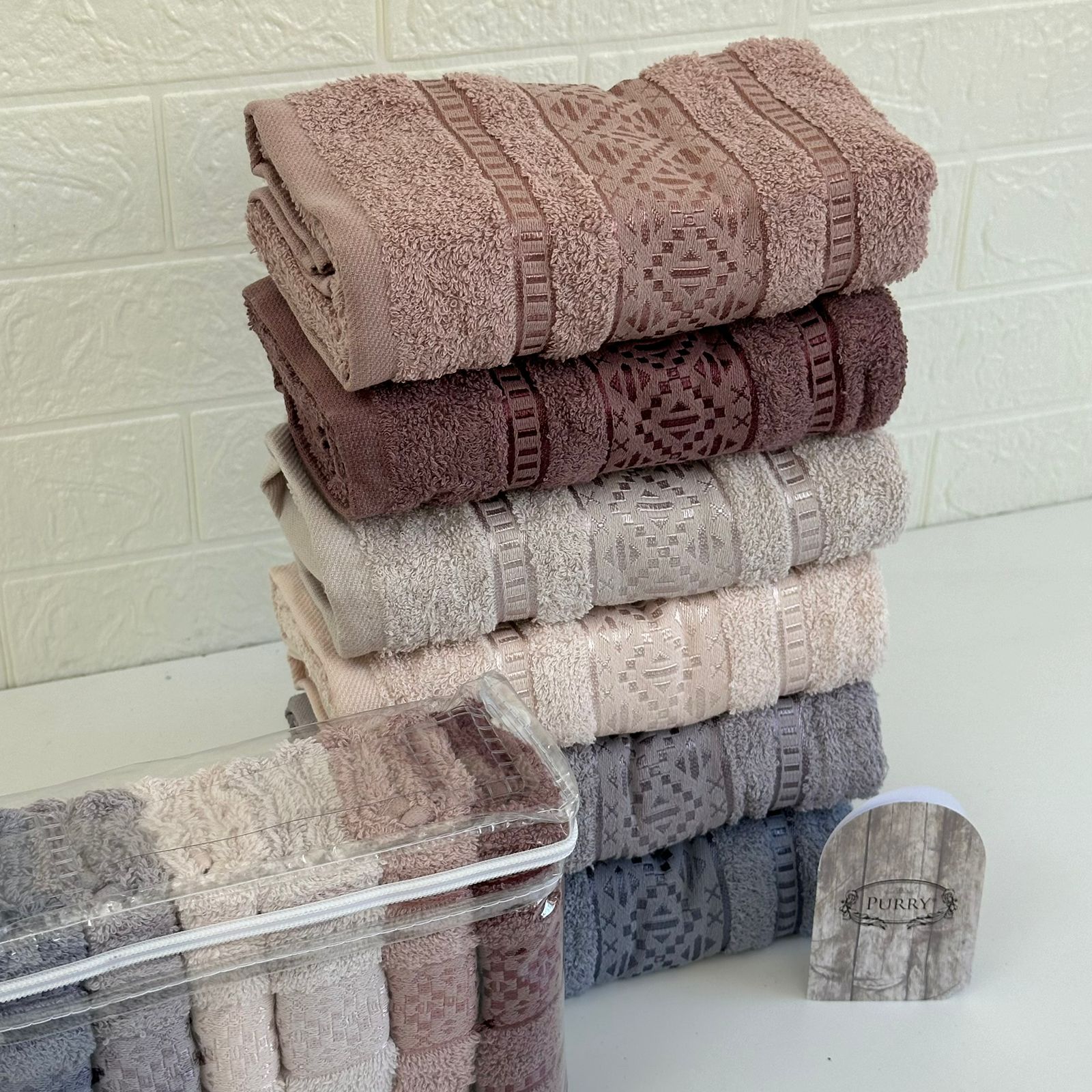Offre Spéciale 12 Serviettes de Bain Coton 90*50 cm / 50*30 cm