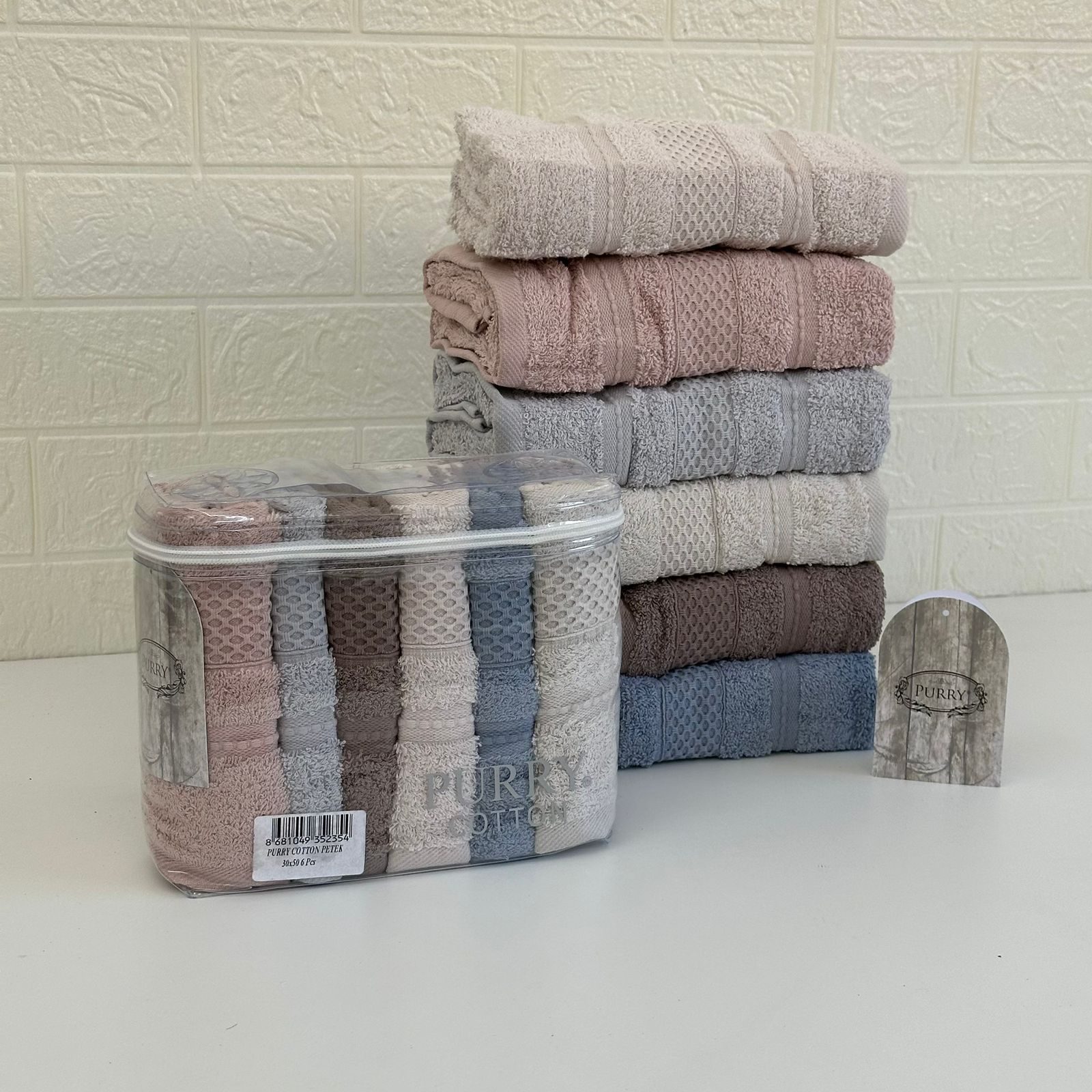 Offre Spéciale 12 Serviettes de Bain Coton 90*50 cm / 50*30 cm