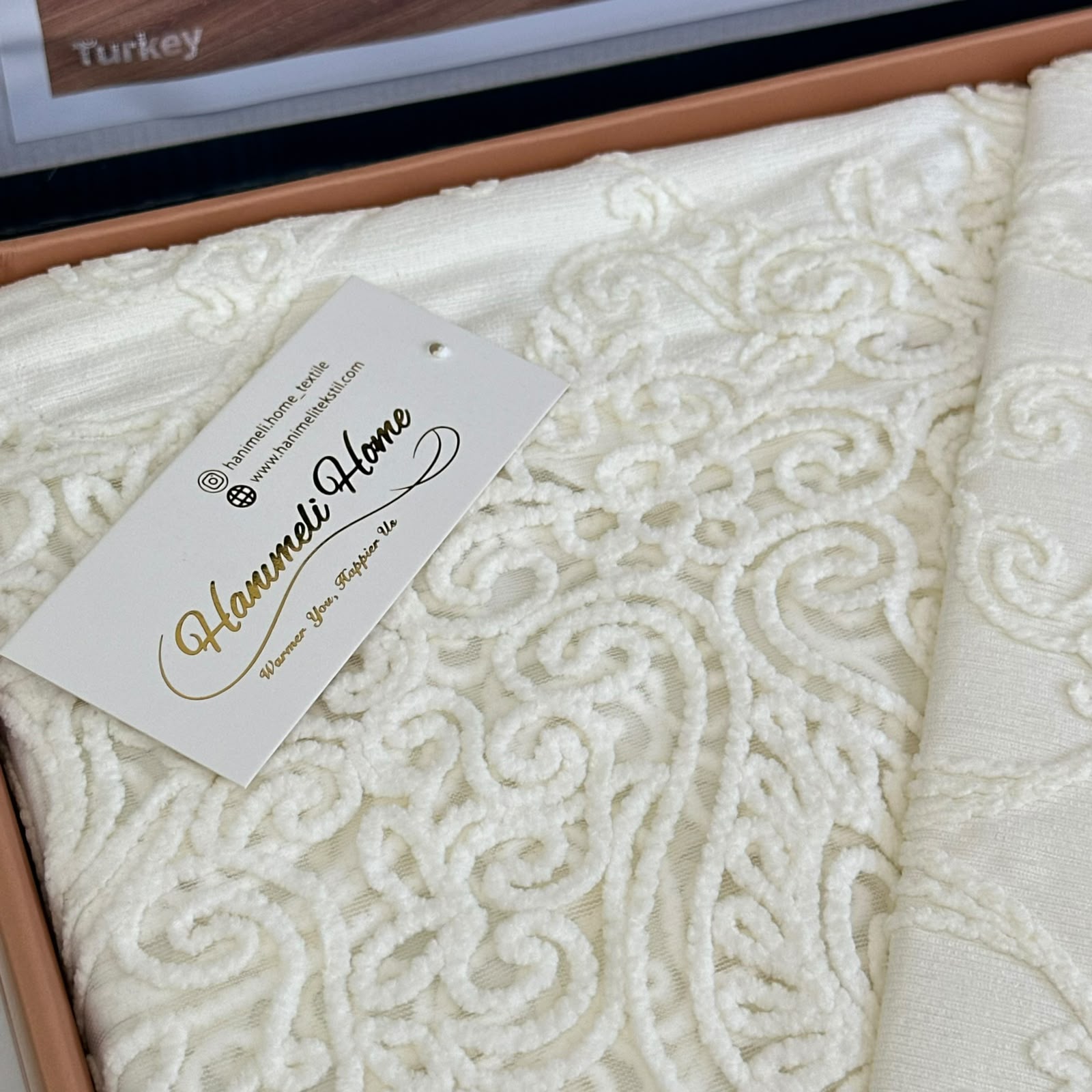 Parure de Lit Kamraya Haut Couture 100% Coton 6 pièces