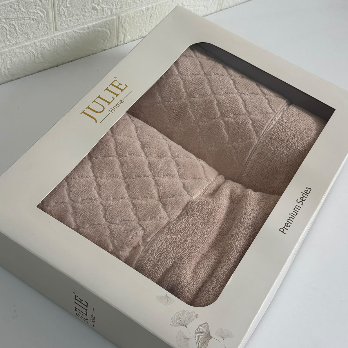Cofret Drap de Bain Coton 150*90 cm et 90*50 cm