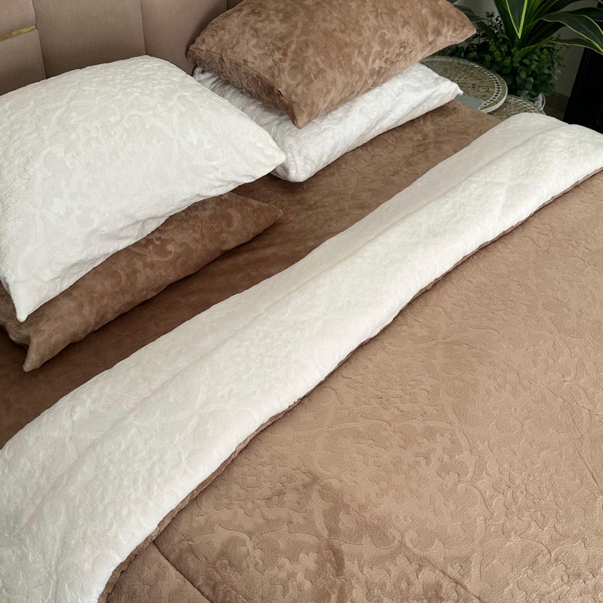 Ensemble Couette Double Face Polaire Ultra Douce 5 pièces