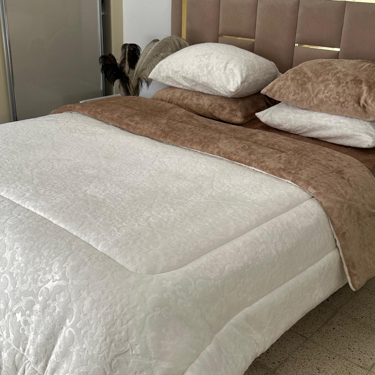 Ensemble Couette Double Face Polaire Ultra Douce 5 pièces