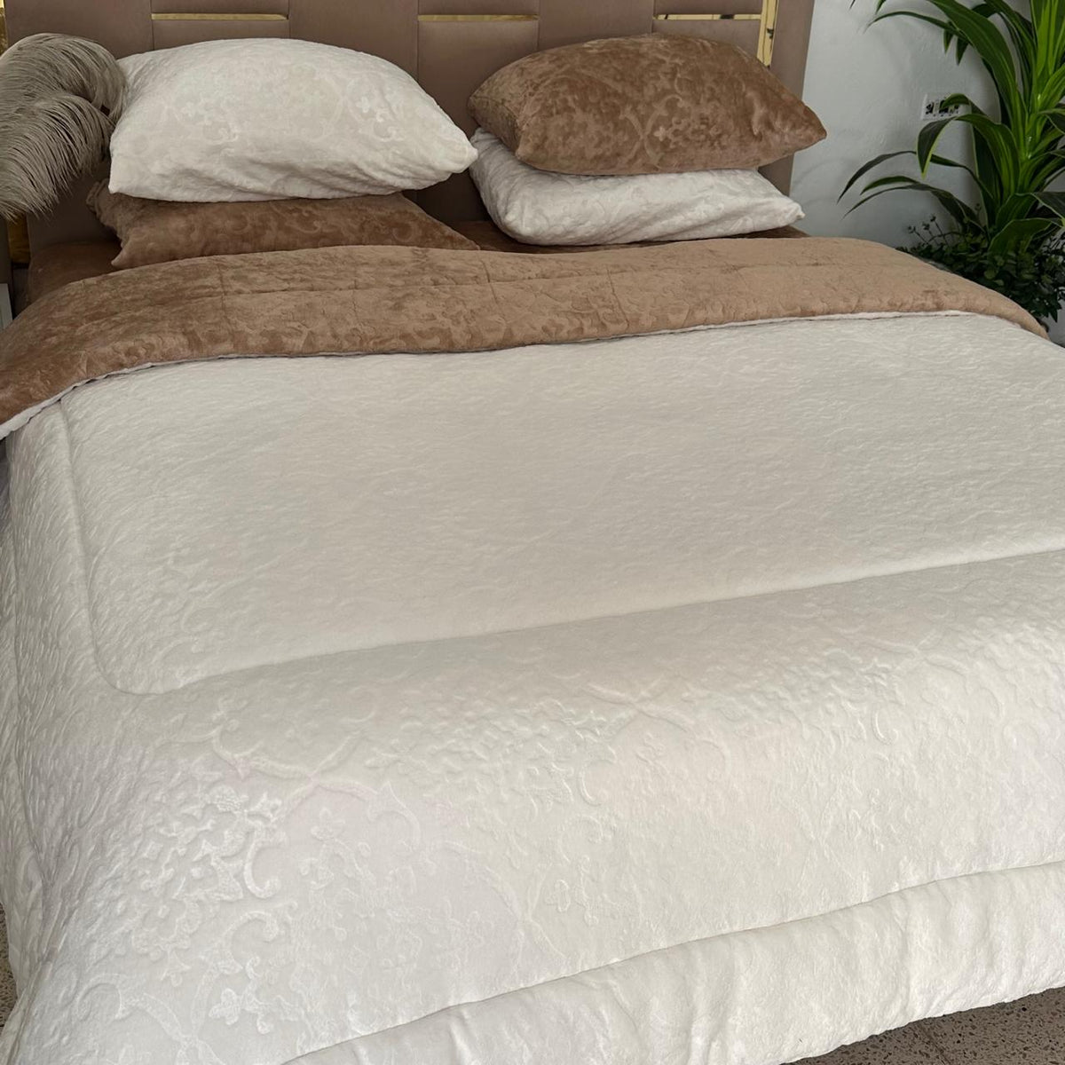 Ensemble Couette Double Face Polaire Ultra Douce 5 pièces