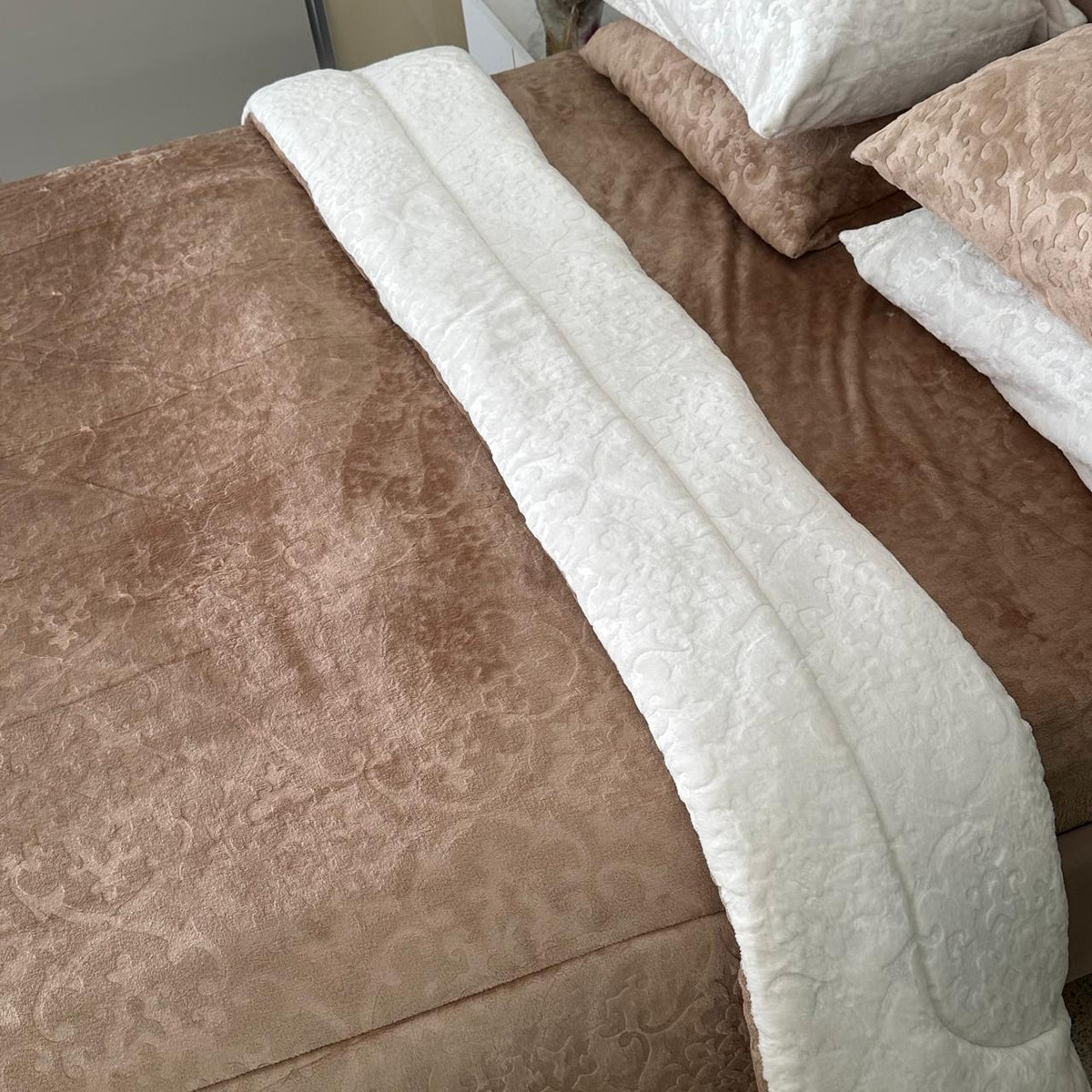 Ensemble Couette Double Face Polaire Ultra Douce 5 pièces