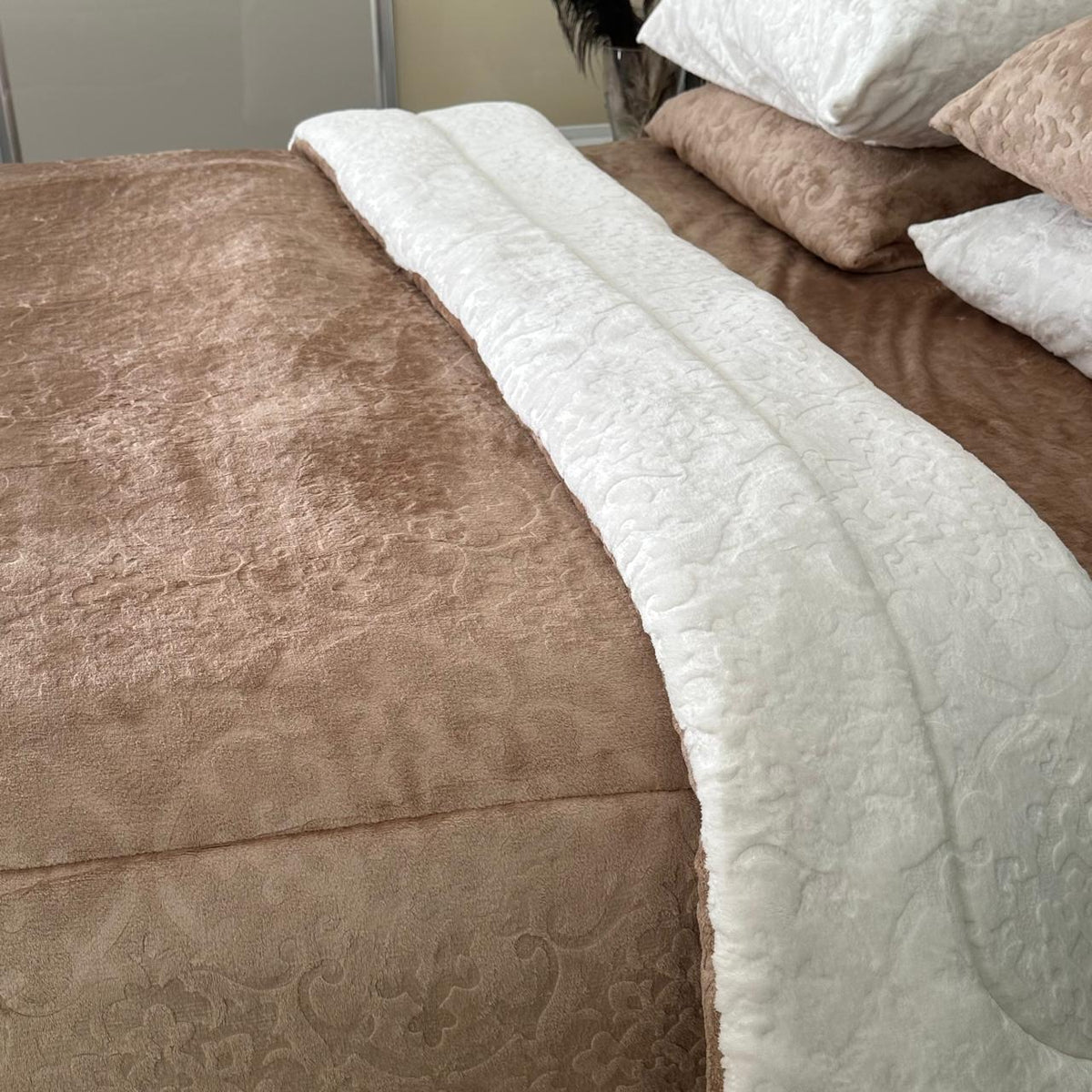 Ensemble Couette Double Face Polaire Ultra Douce 5 pièces