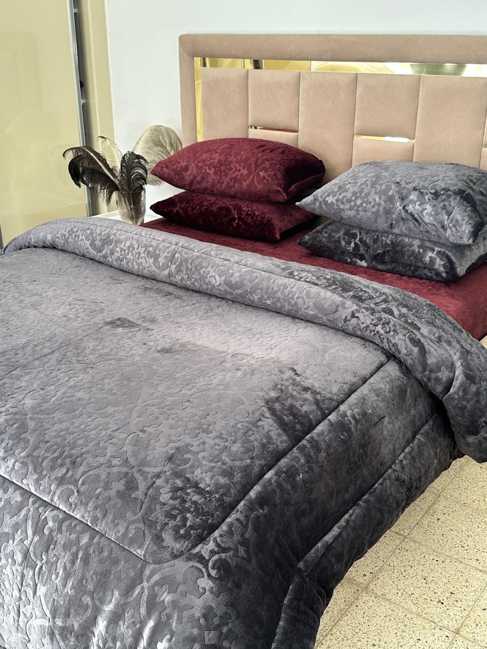 Ensemble Couette Double Face Polaire Ultra Douce 5 pièces