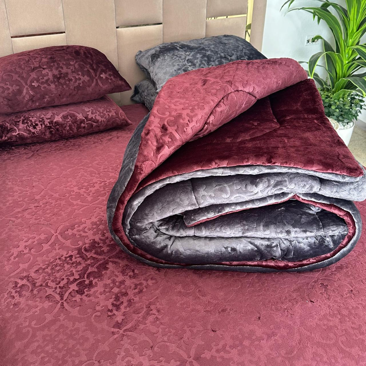 Ensemble Couette Double Face Polaire Ultra Douce 5 pièces