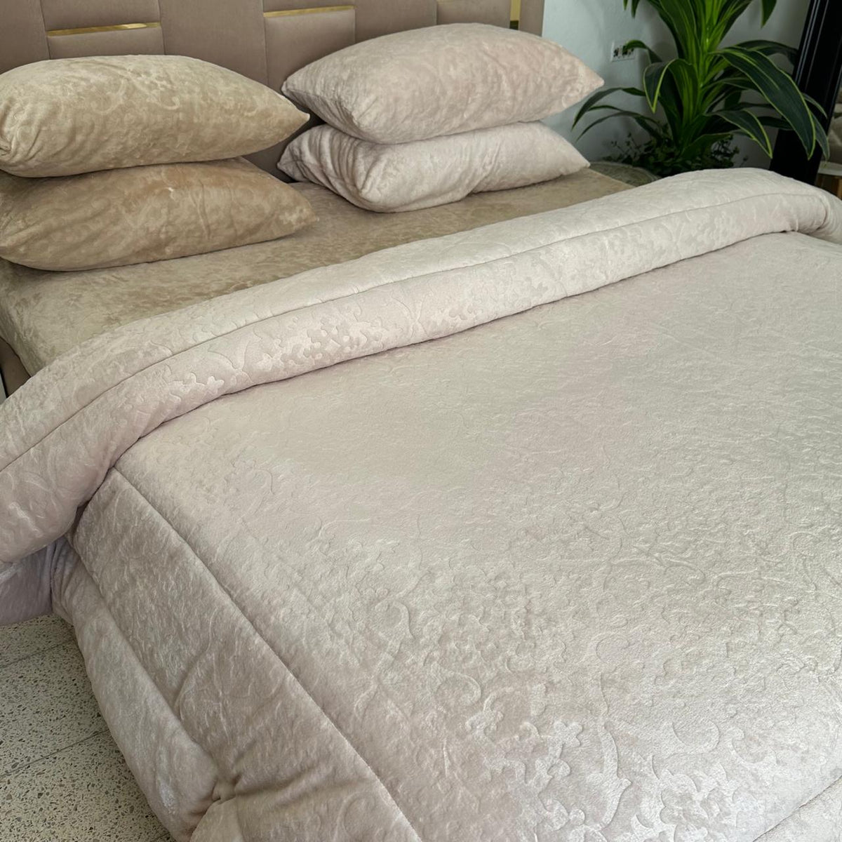 Ensemble Couette Double Face Polaire Ultra Douce 5 pièces
