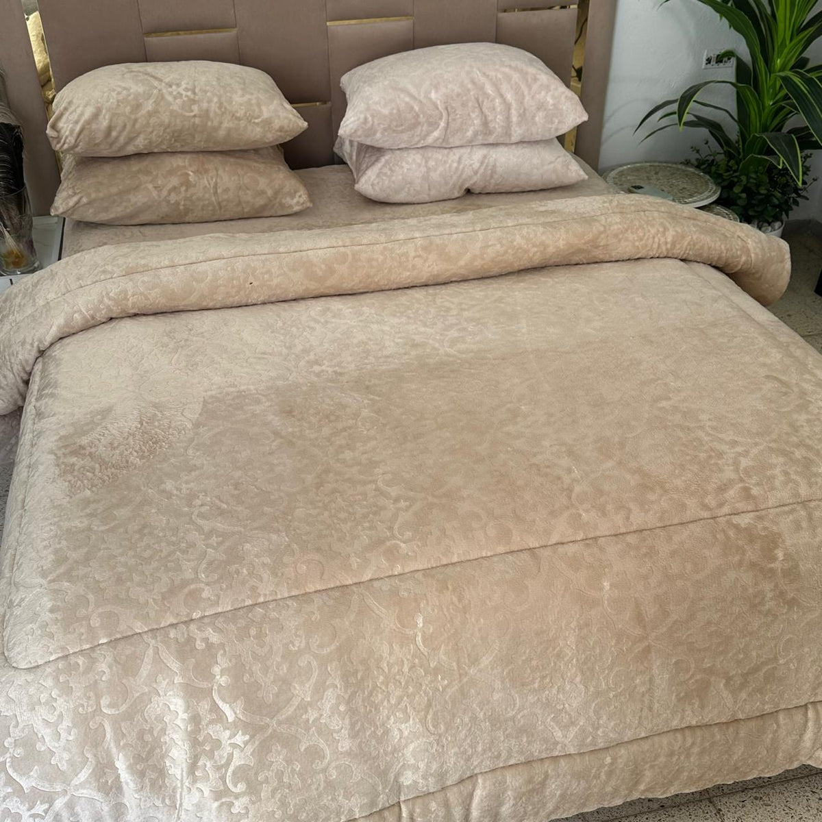 Ensemble Couette Double Face Polaire Ultra Douce 5 pièces