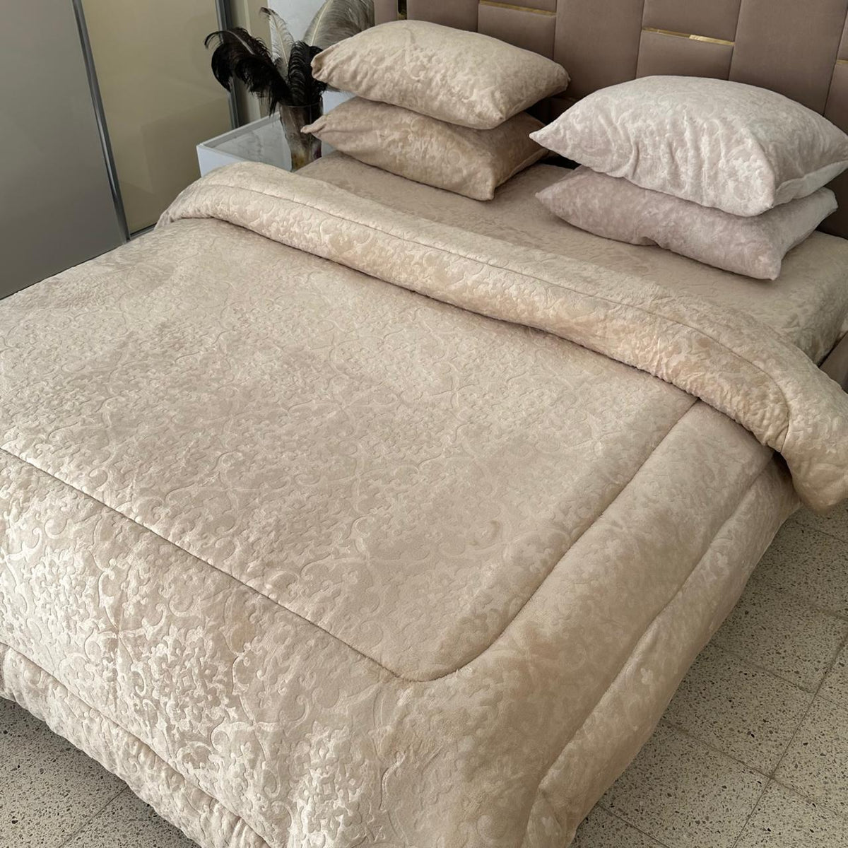 Ensemble Couette Double Face Polaire Ultra Douce 5 pièces