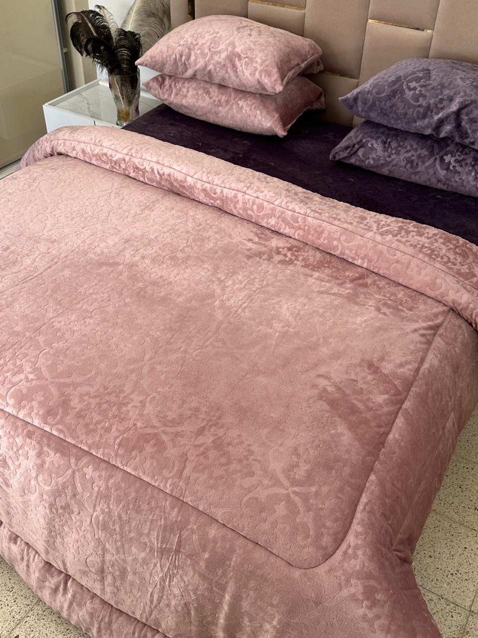 Ensemble Couette Double Face Polaire Ultra Douce 5 pièces