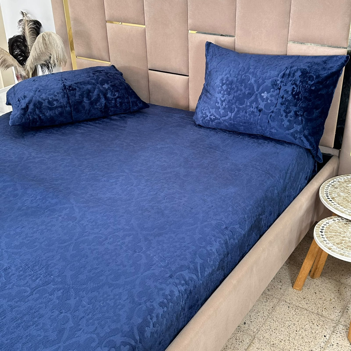 Housse de Mateals en Polaire Ultra Douce - Qualité premium - BLEU ROI
